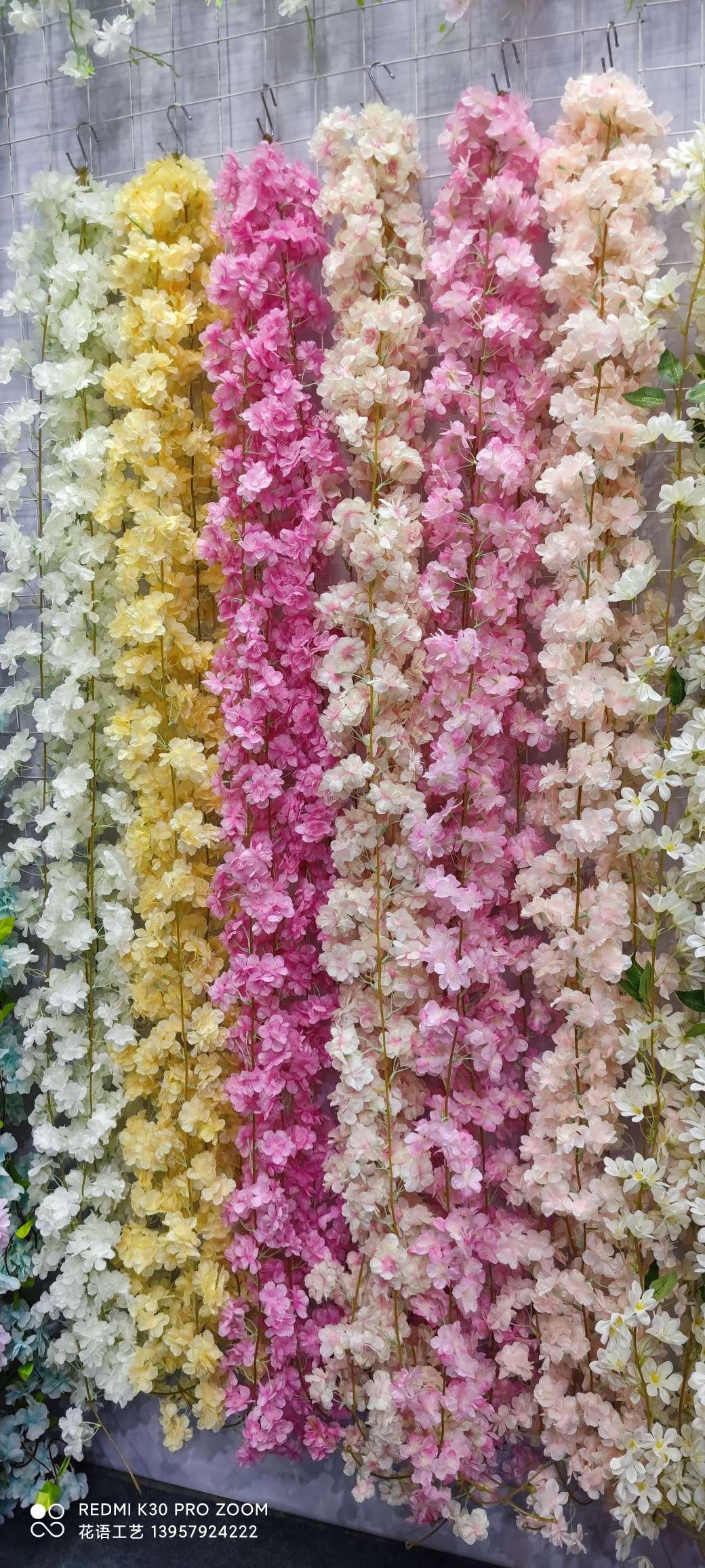 Artificial green plants, vines, green leaves, ceiling decoration, artificial flowers, vines, balconies, water pipes, plastic grape leaves detail image 8