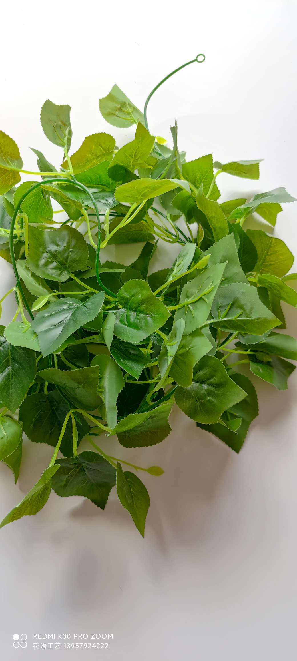 Artificial climbing plants: grape leaves, ivy, flower vines, green vines, green decorative green plants, vines, ivy detail image 7