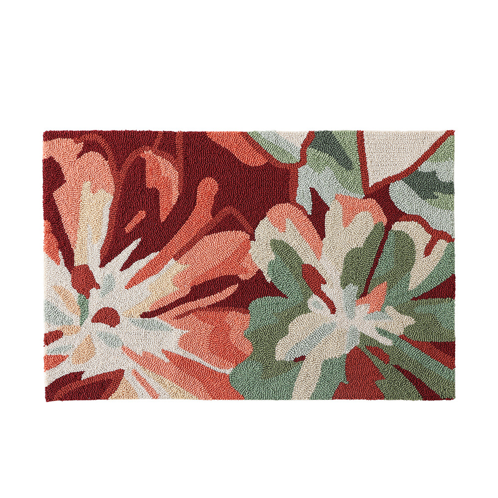 Light luxury high-end custom-made three-dimensional full embroidery floor MATS, entrance door MATS, tight velvet circle living room entrance floor MATS, household balcony floor MATS Item Picture