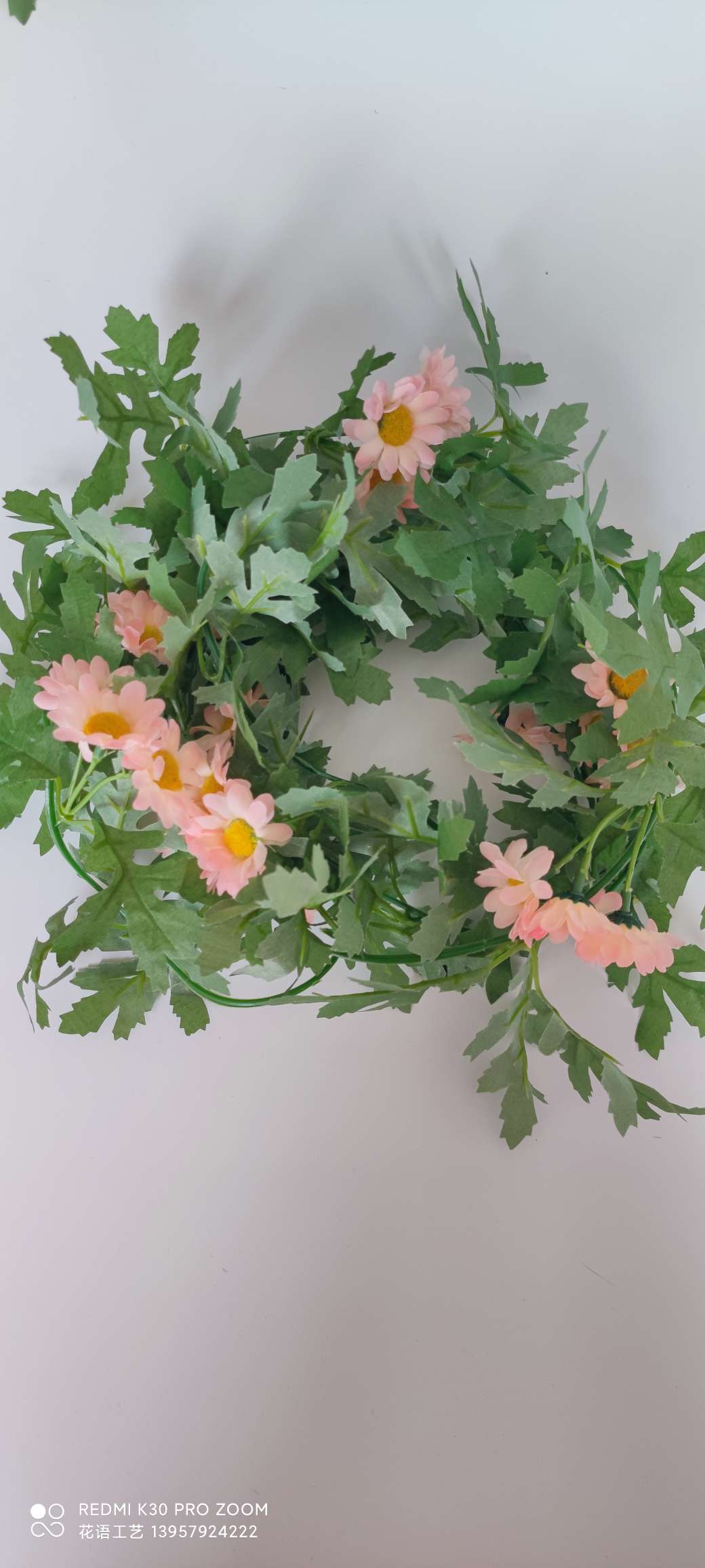 Artificial climbing plants: grape leaves, ivy, flower vines, green vines, green decorative green plants, vines, ivy detail image 11