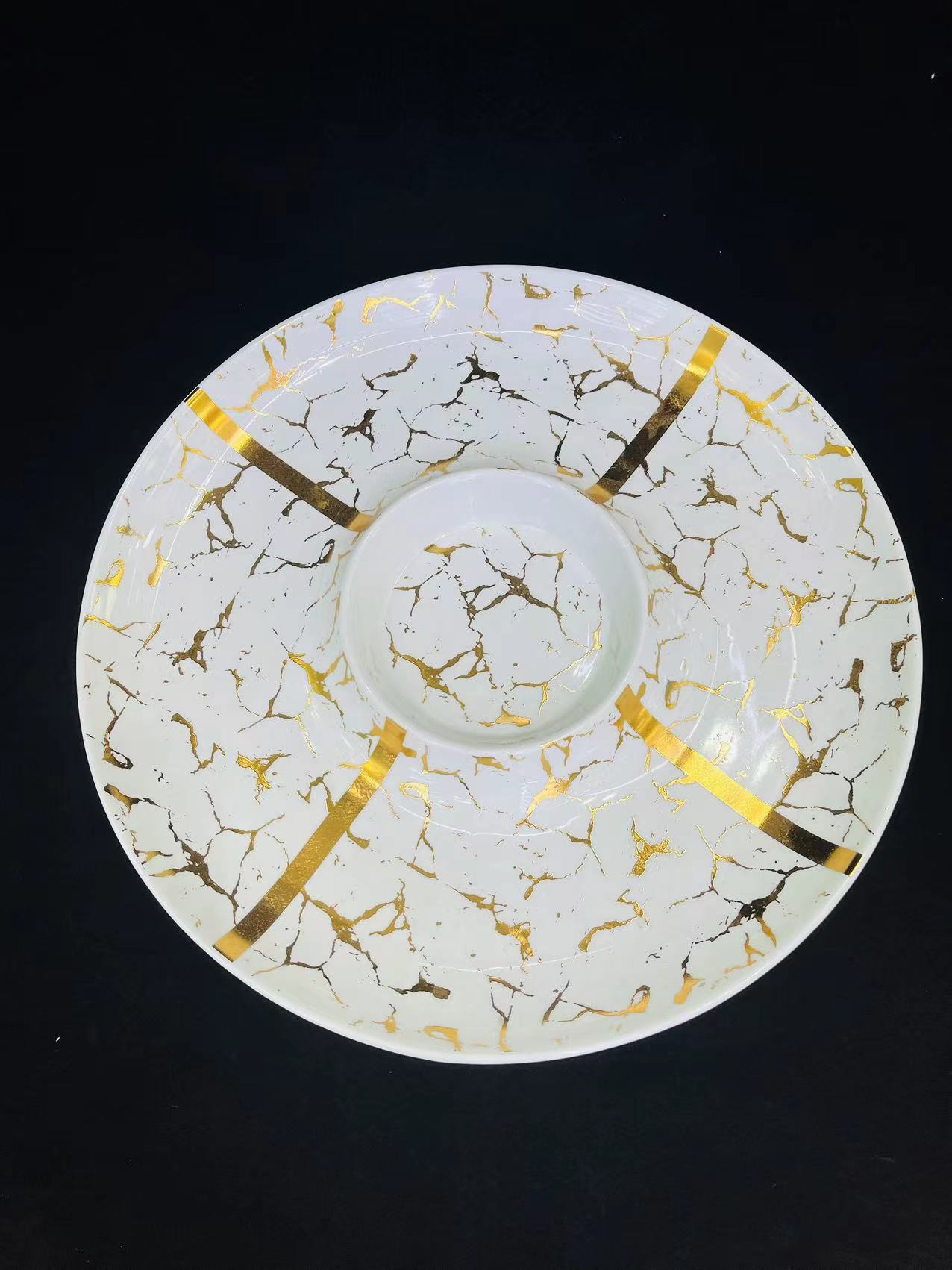 陶瓷水果盘网红储物盘水果碗陶瓷蛋糕盘零食盘特色蛋糕盘牛油盘炫彩水果盘系列