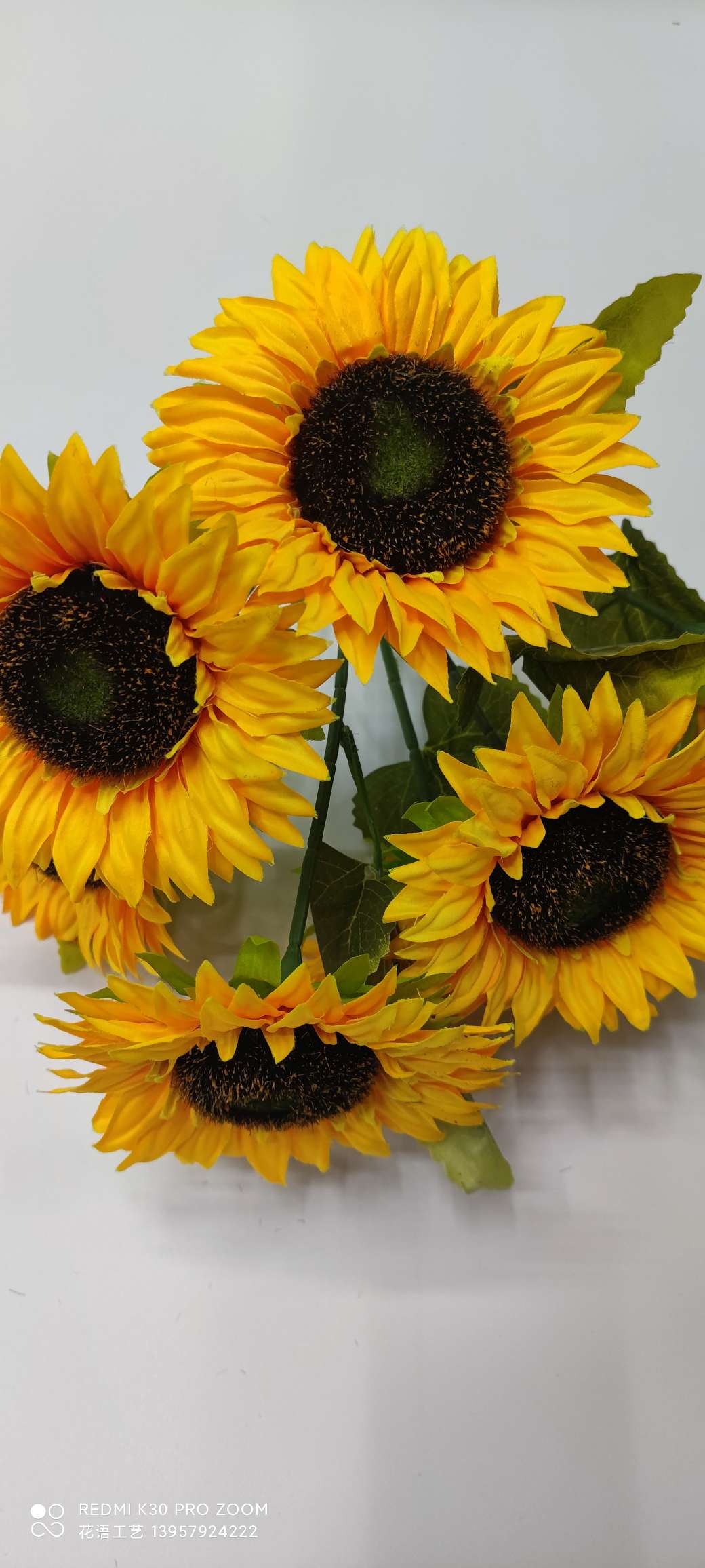 Simulation Flower Sunflower Sunflower Wedding Home Small Flower Fake Flower Simulation Bouquet Spot Wholesale Application Scenario