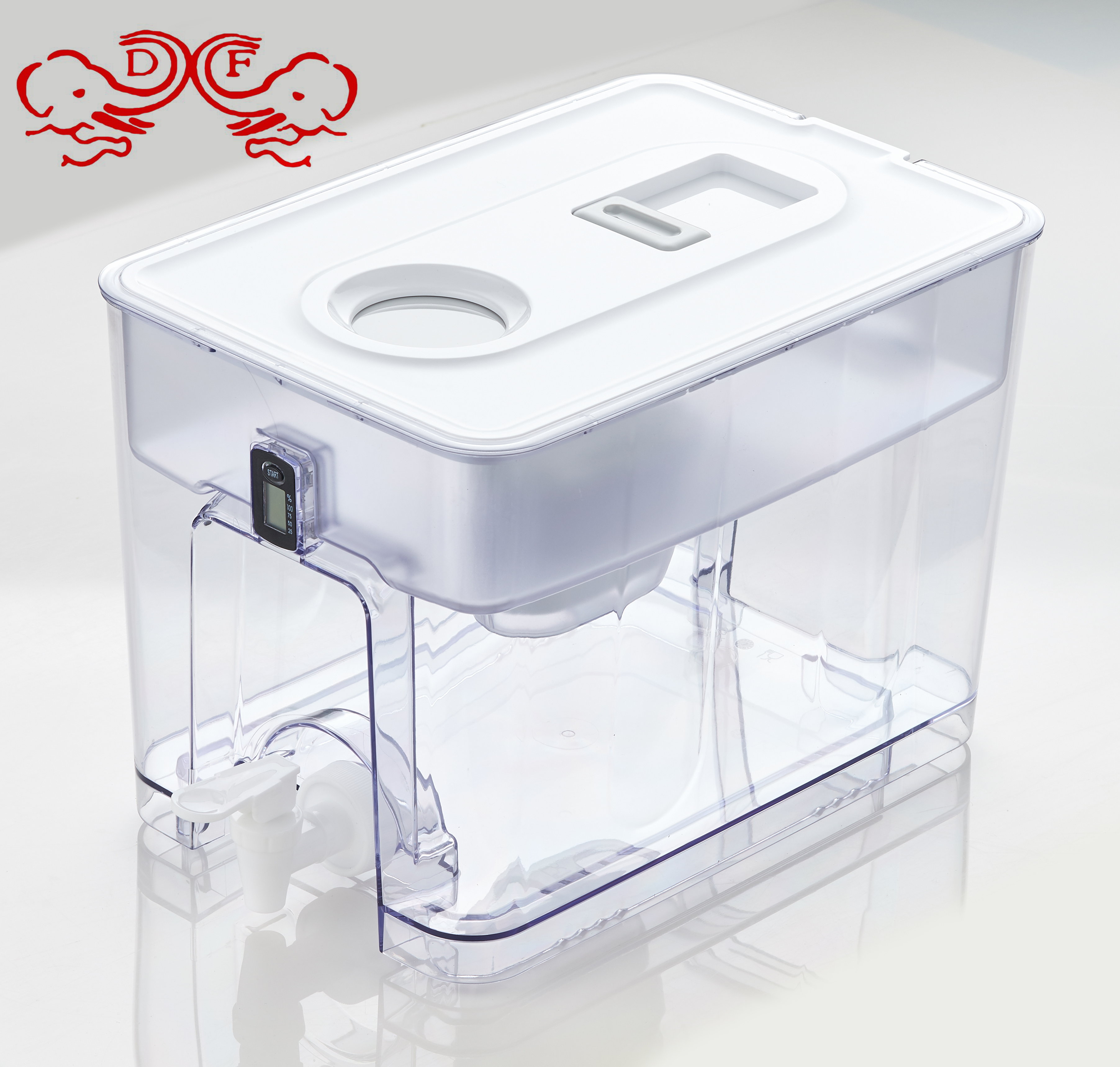 DF68378 Household water purifier, large-capacity water purifier kettle, activated carbon water filter, kitchen and refrigerator water purifier, DF TRADINGHOUSE