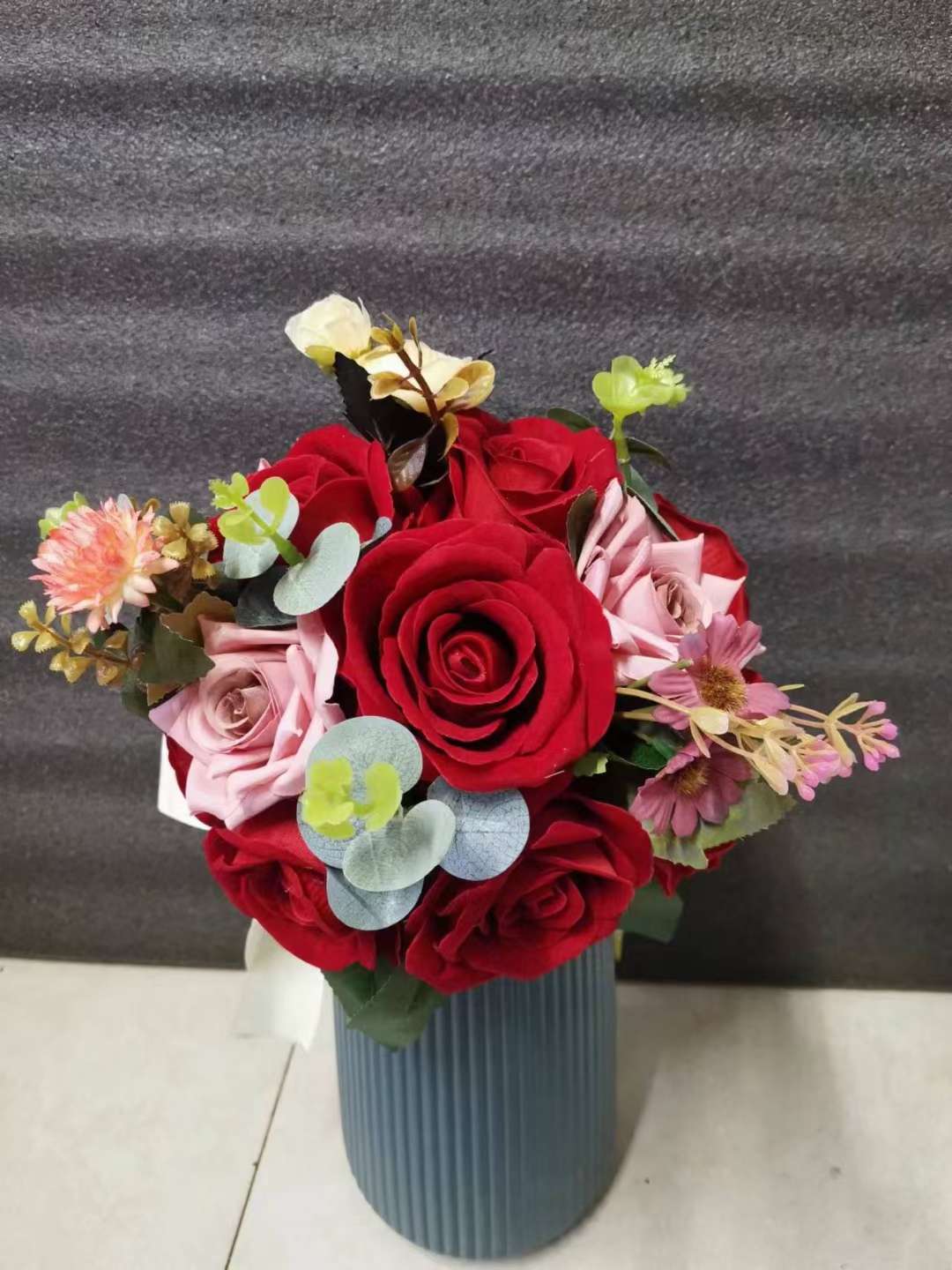 仿真多头玫瑰仿真花批发仿真花批发