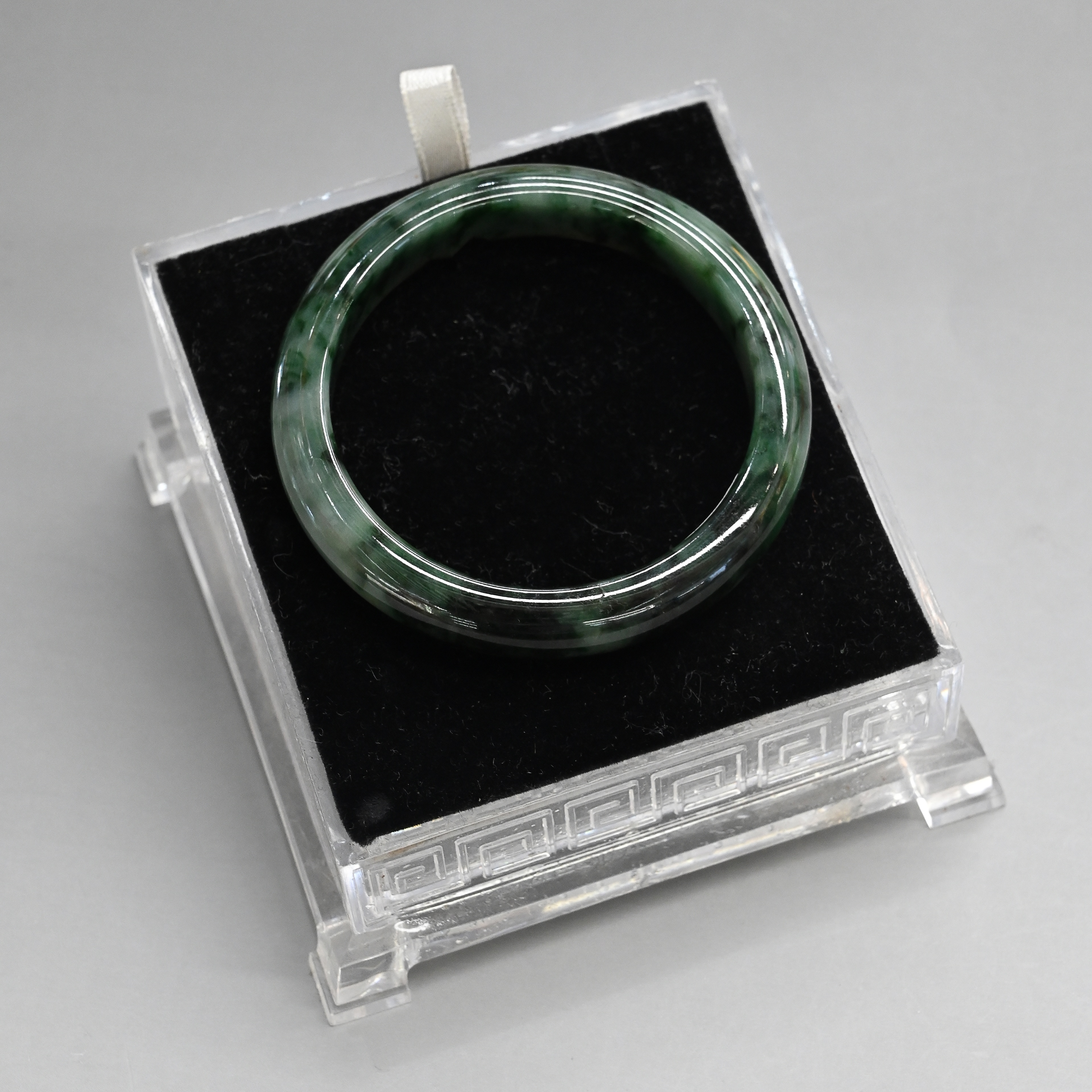 Real Fu Xia Jewelry Natural Jade Bracelet Dark Green Bracelet Jewelry Hand Jade Bracelet Jade Bracelet New Chinese Style Application Scenario