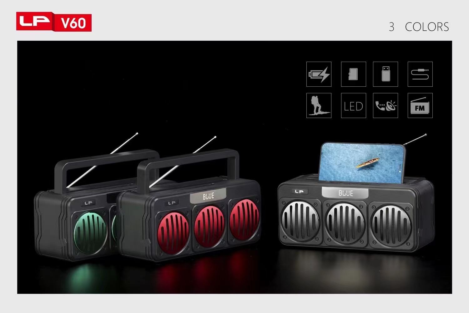 蓝牙音响/音箱音响/蓝牙音箱/hifi户外蓝牙音箱/低音炮音响细节图