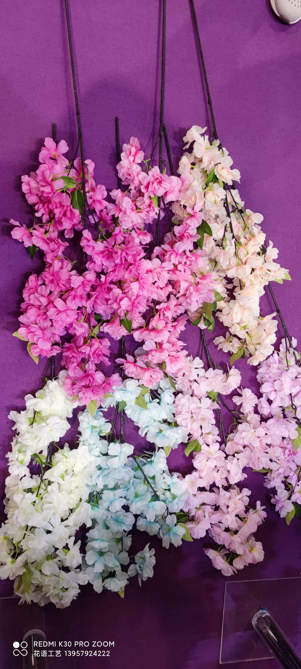 Artificial green plants, vines, green leaves, ceiling decoration, artificial flowers, vines, balconies, water pipes, plastic grape leaves detail image 7