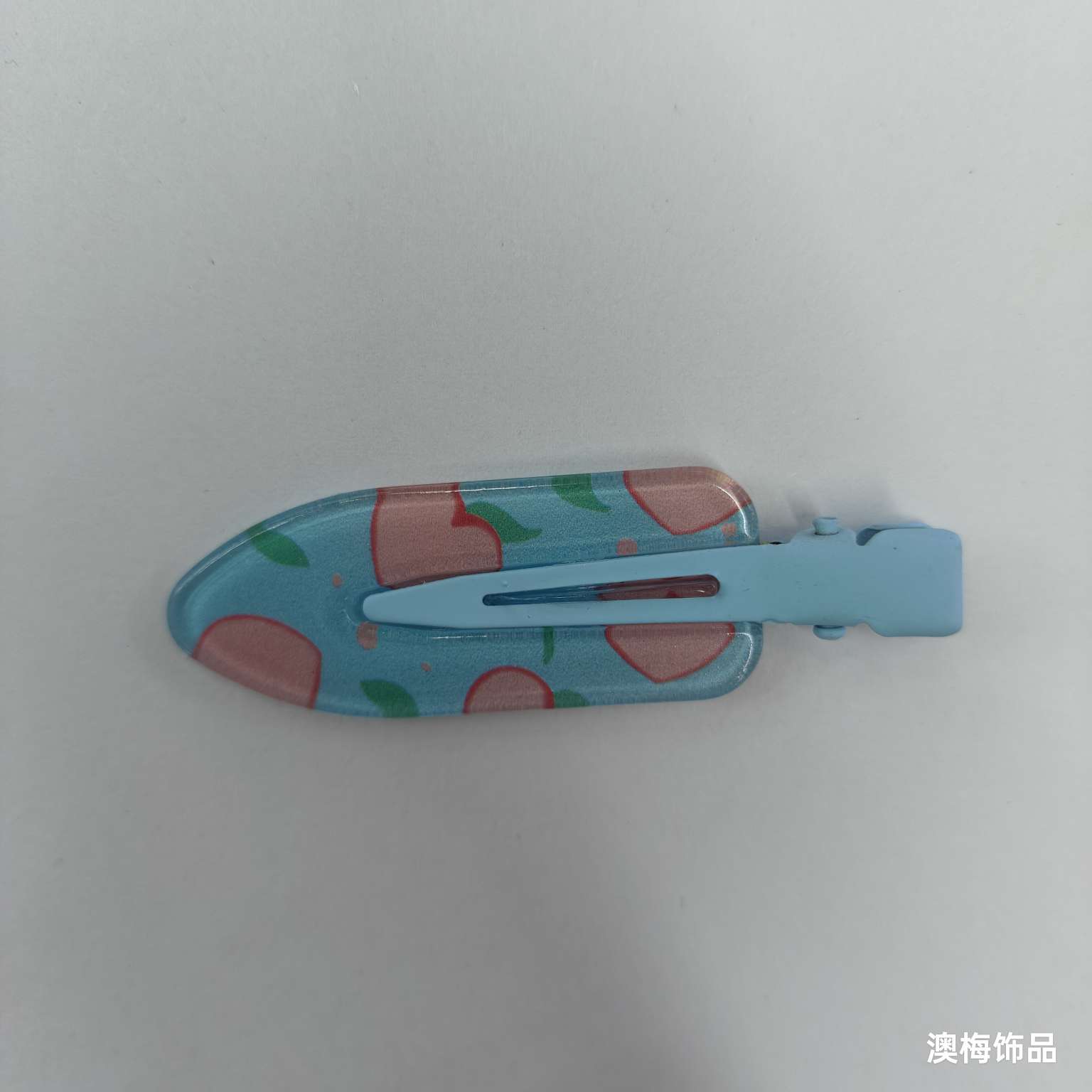 Summer fresh and clean invisible hair clips made of acrylic material, with colorful transparent fruit hair clips. The side clips are exquisite and cute, with a girlish heart detail image 17
