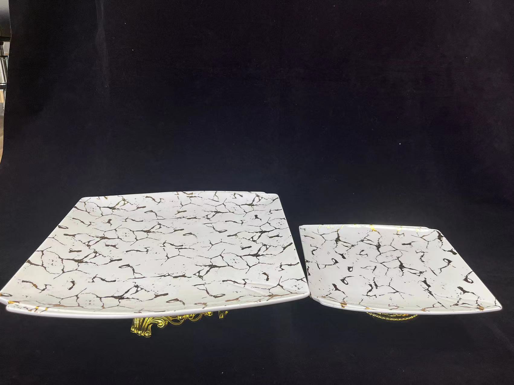 陶瓷水果盘创意工艺储物盘水果碗畅销造型零食储物盘陶瓷盘子牛油盘炫彩水果盘子创意水果盘