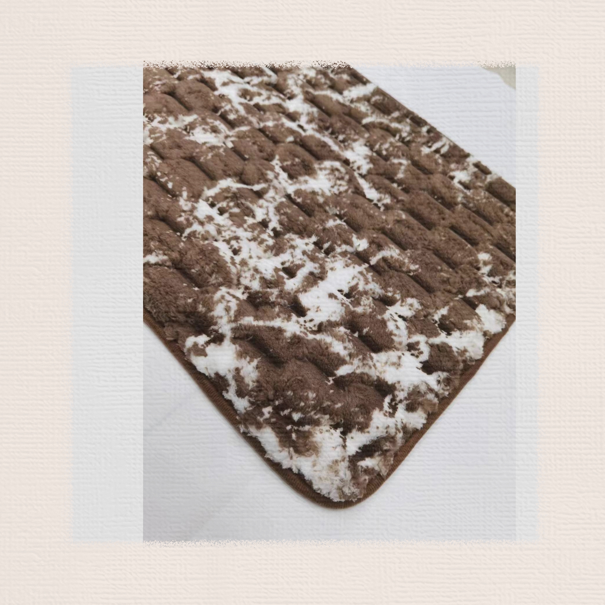 Tie-dyed golden turtle velvet three-dimensional floor mat, carpet, anti-slip mat, floor mat, door mat, living room blanket, bathroom mat, balcony mat, available in multiple colors, with good product quality. Size: 40*60cm bathroom floor mat Application Scenario