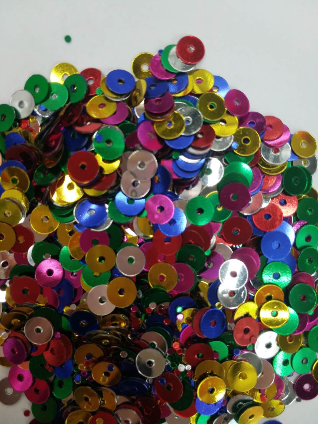 12*22树叶银底深色款亮片，饰品配件，DIY手工亮片，工艺品配件，500包装细节图