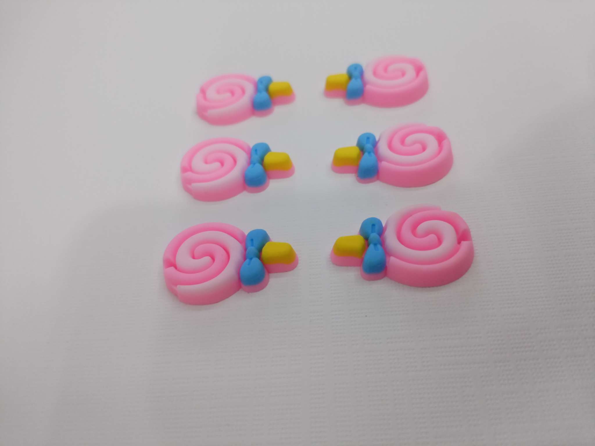 pvc soft rubber for jewelry, Popsicle doughnut jewelry accessories, pendants, DIY necklaces, earrings, bracelets and pendants materials detail image 2
