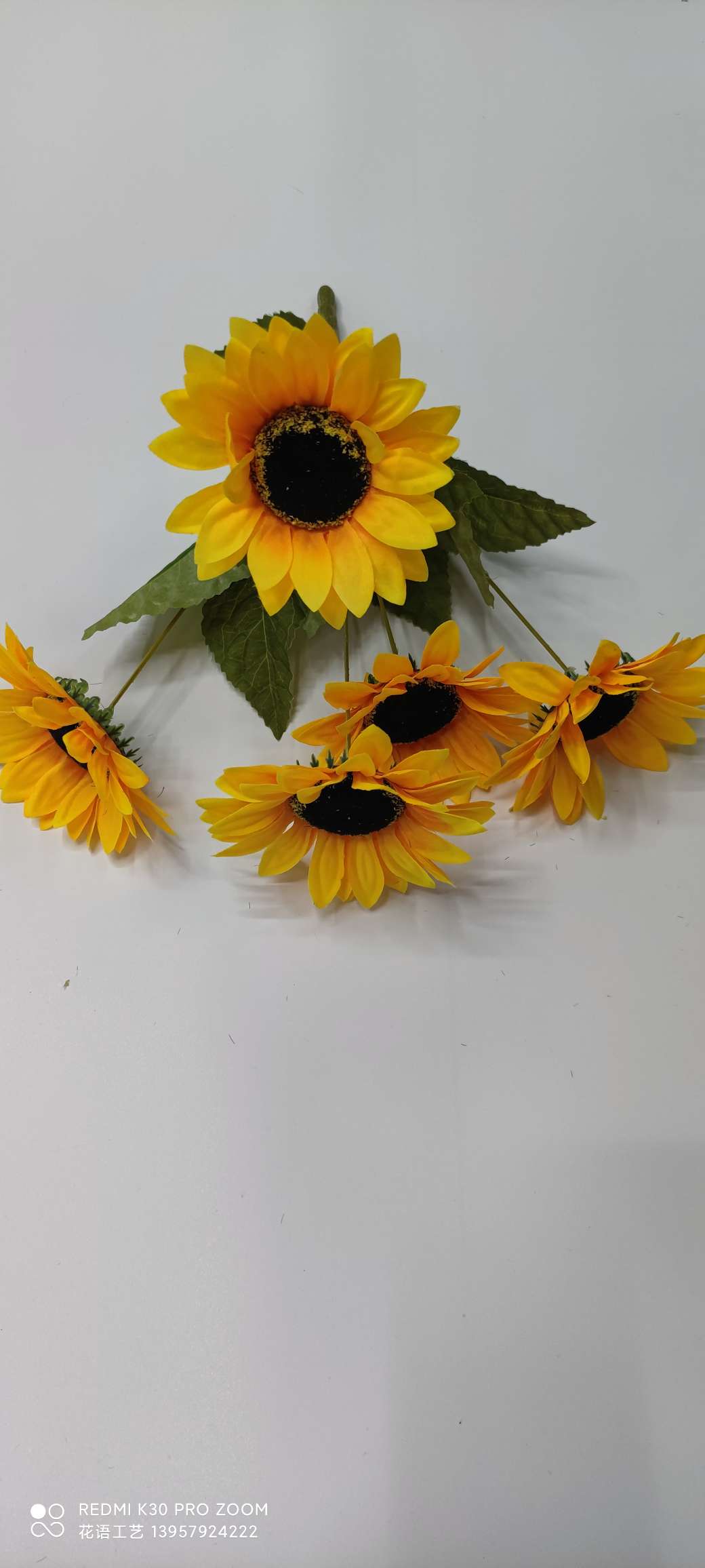 Simulation Flower Sunflower Sunflower Wedding Home Small Flower Fake Flower Simulation Bouquet Spot Wholesale Item Picture