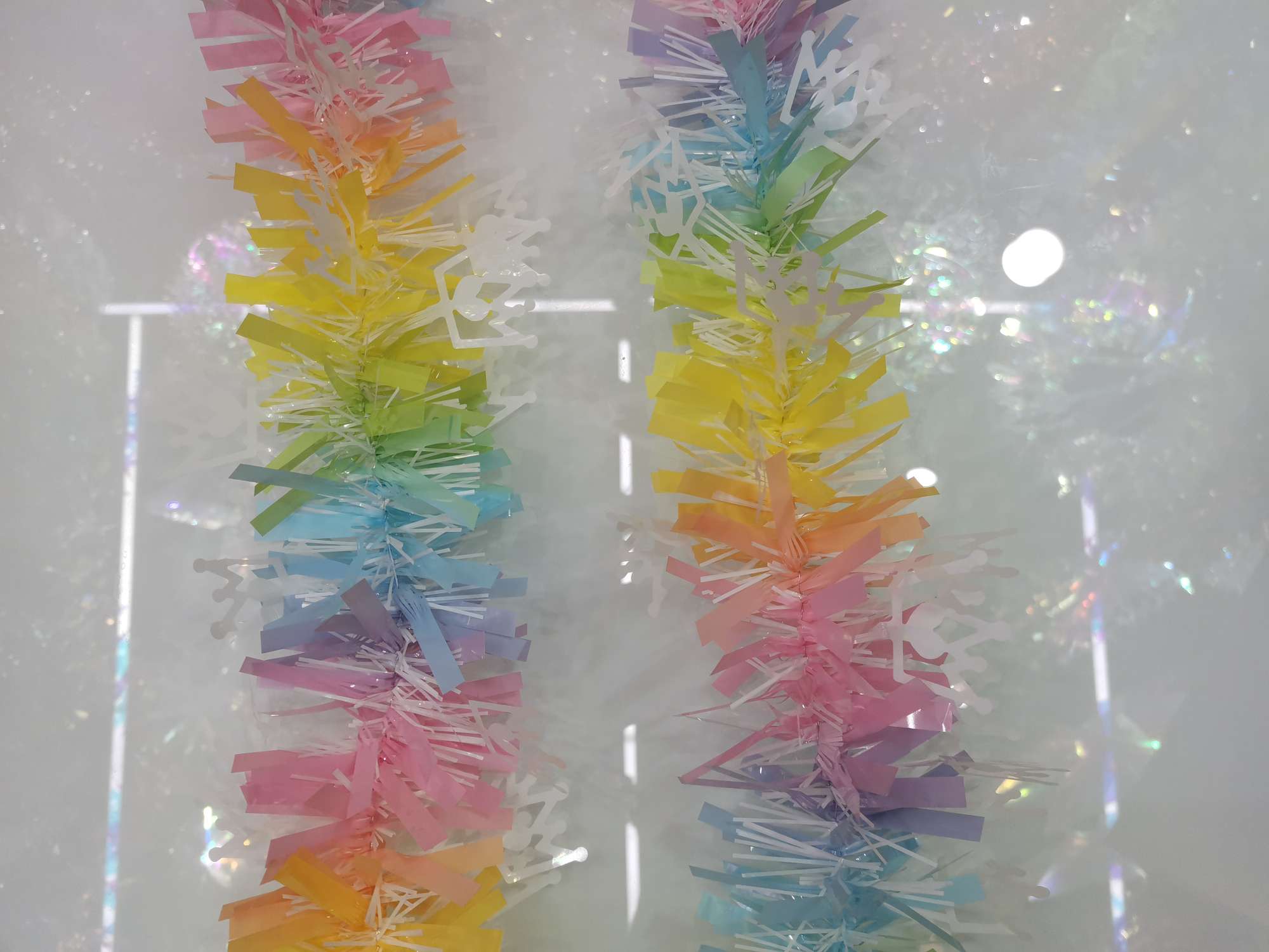 圣诞彩条茜草毛条复活节生日派对用品等