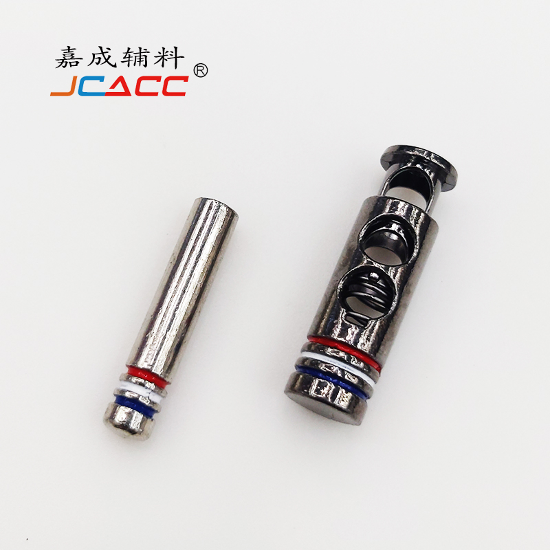 点漆合金线绳松紧调节弹簧扣卡扣绳头吊钟