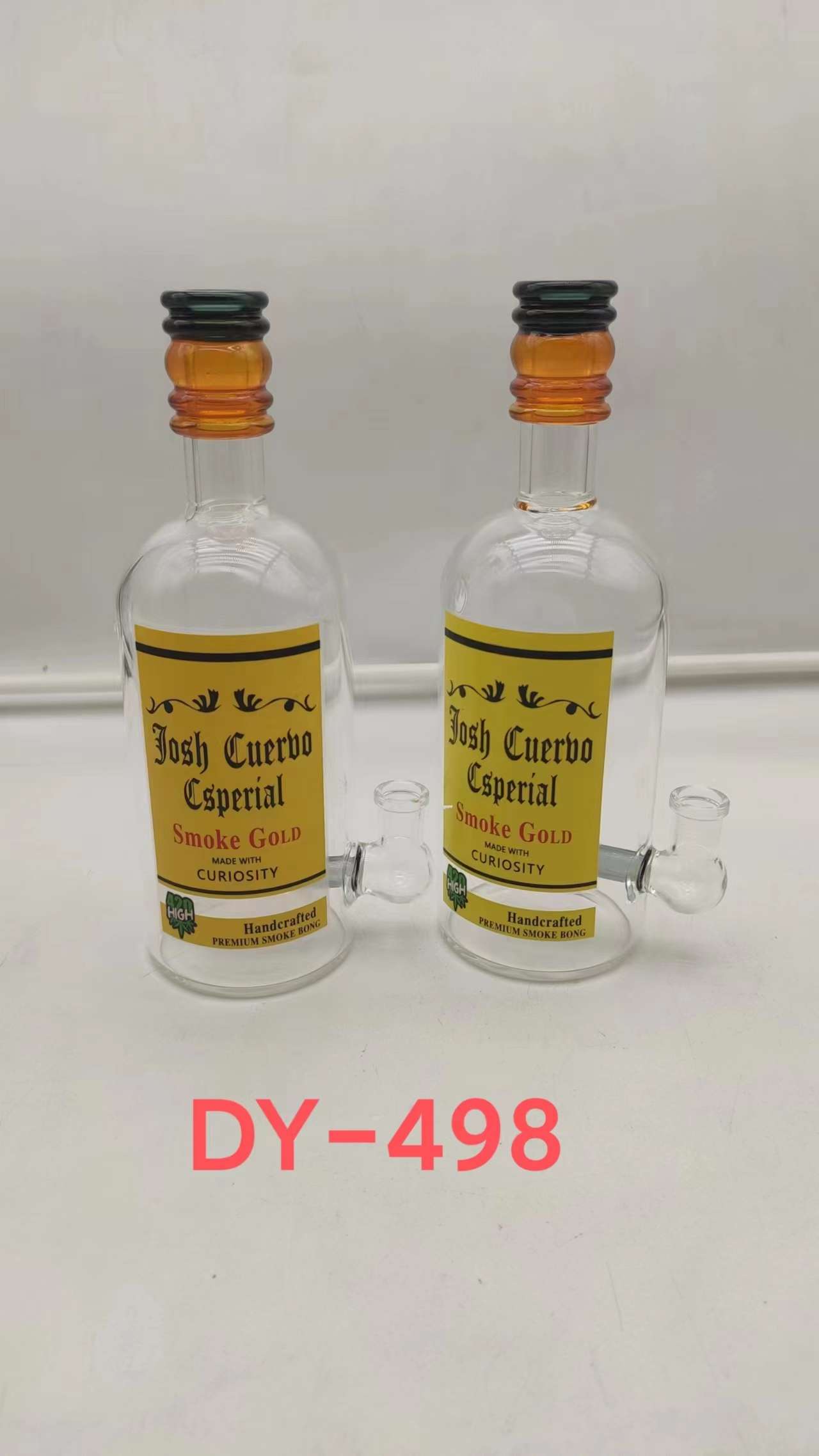 玻璃烟斗 玻璃工艺品 玻璃水烟 玻璃斗 仿酒瓶玻璃水烟