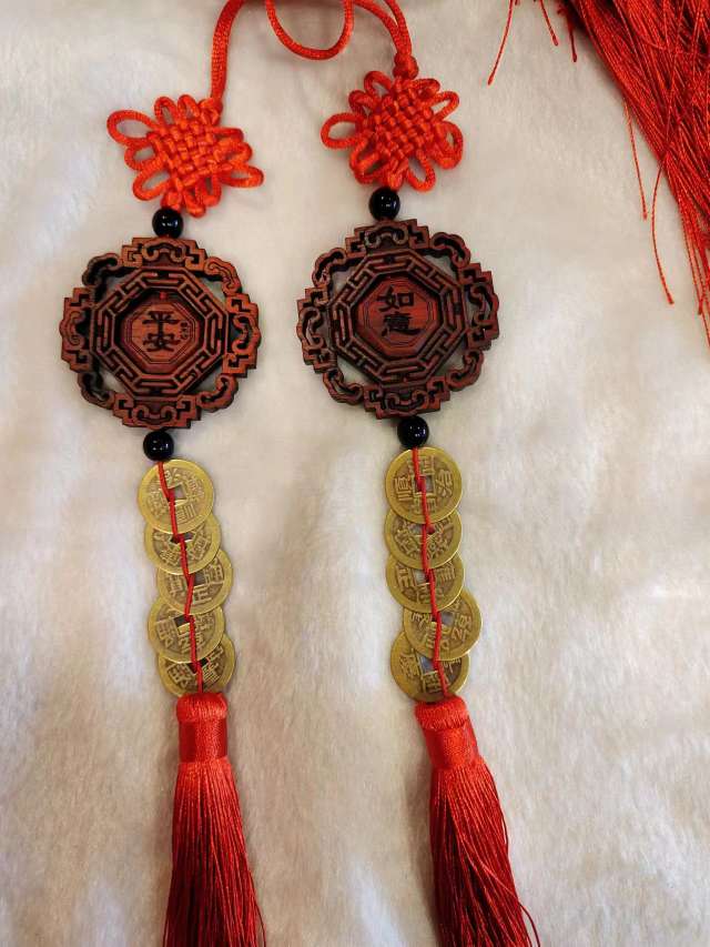 桃木汽车挂件保平安，一路顺风，一帆风顺，顺顺利利详情图3