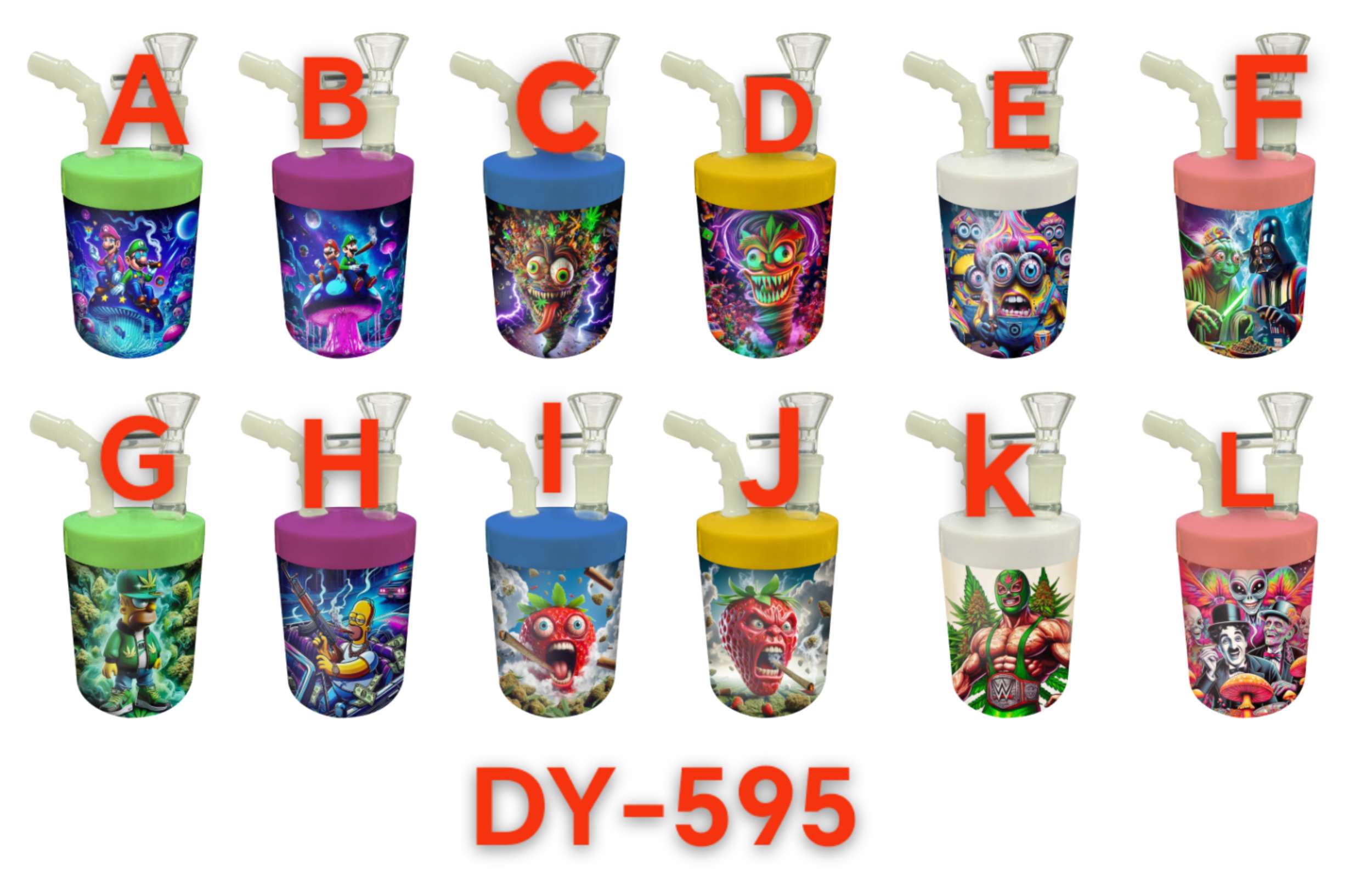 烟具 玻璃水烟 烟斗 磨烟器