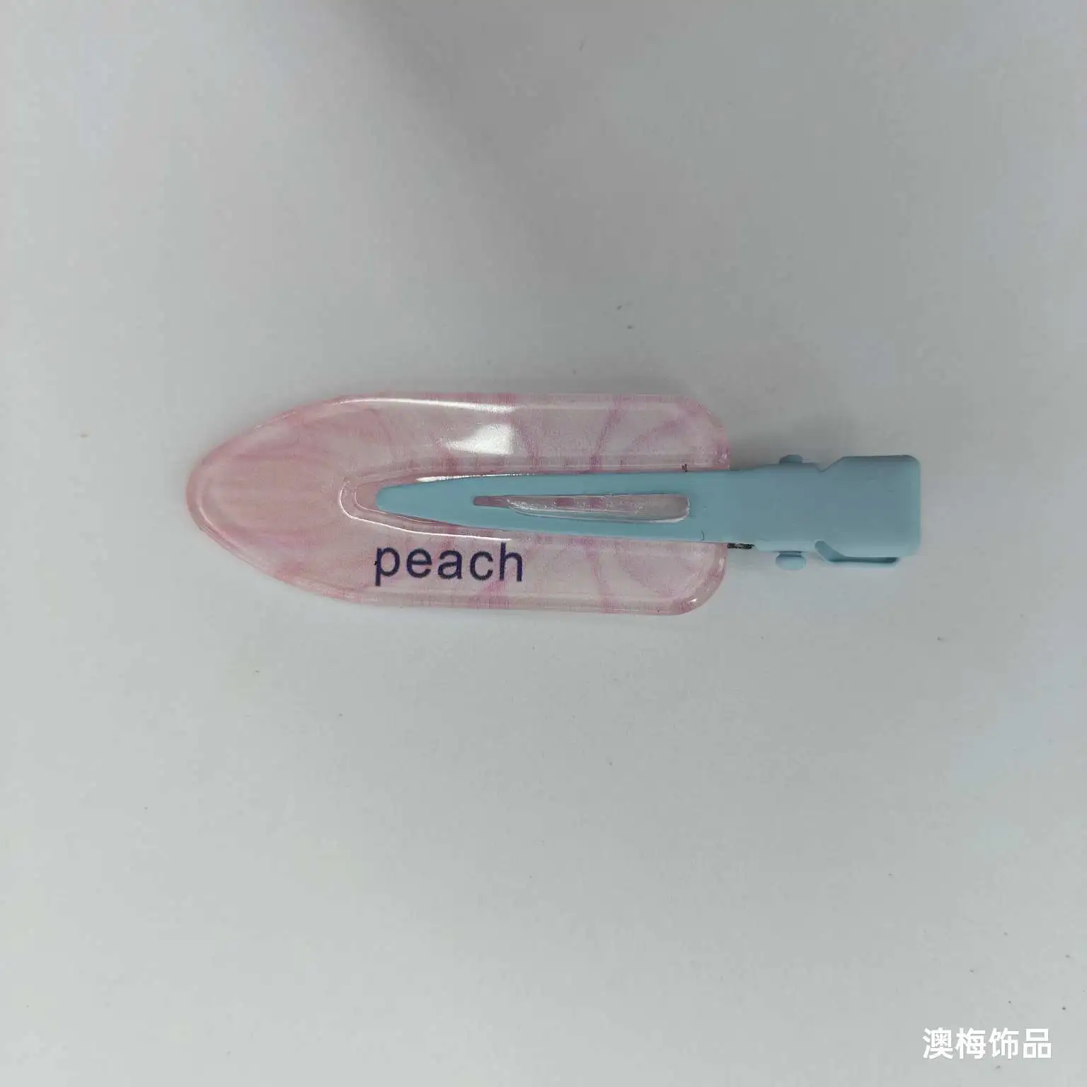 Summer fresh and clean invisible hair clips made of acrylic material, with colorful transparent fruit hair clips. The side clips are exquisite and cute, with a girlish heart detail image 14