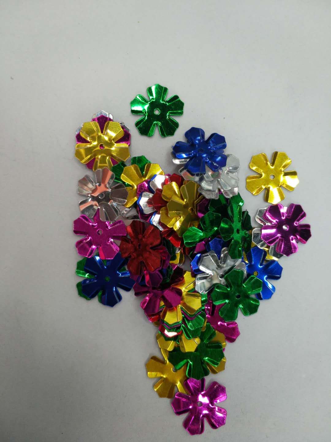 12*22树叶银底深色款亮片，饰品配件，DIY手工亮片，工艺品配件，500包装详情图2