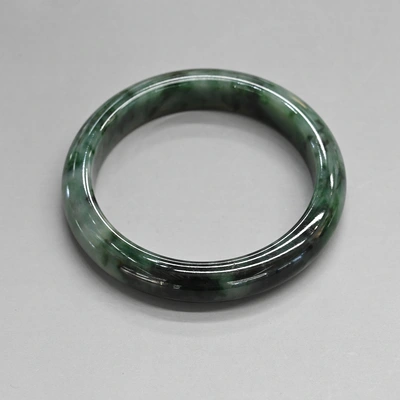 Real Fu Xia Jewelry Natural Jade Bracelet Dark Green Bracelet Jewelry Hand Jade Bracelet Jade Bracelet New Chinese Style