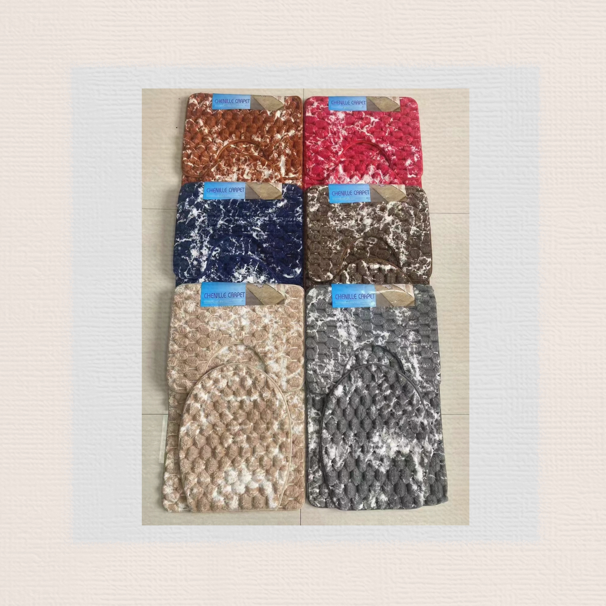 Tie-dyed golden turtle velvet three-dimensional floor MATS, carpets, anti-slip MATS, foot MATS, door MATS, living room carpets, bathroom MATS, and balcony carpets are available in multiple colors. The product quality is good, and the size is 50*80cm series Application Scenario