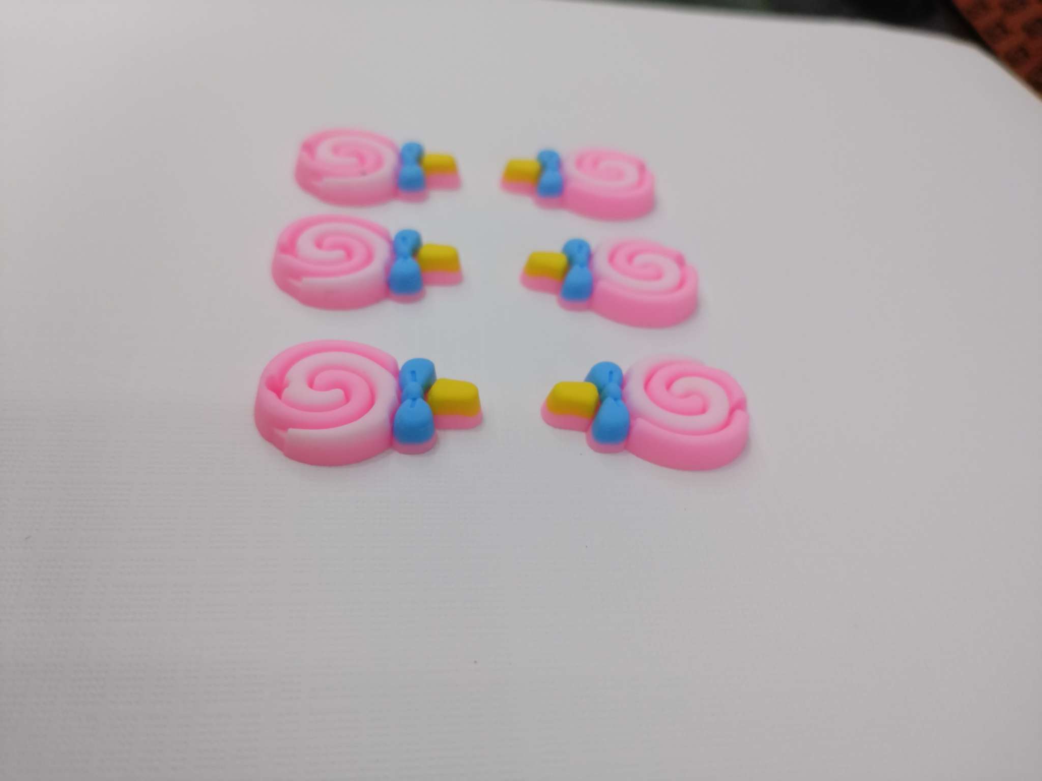 pvc soft rubber for jewelry, Popsicle doughnut jewelry accessories, pendants, DIY necklaces, earrings, bracelets and pendants materials detail image 3