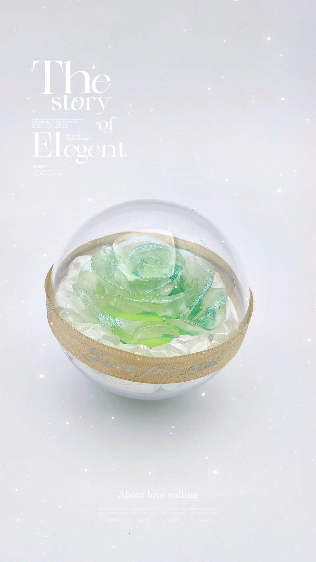 Spherical Valentine's Day and Teachers' Day everlasting flower rose poke ball, new giant acrylic transparent gift box, Valentine's Day gift wholesale, soap in medium size Application Scenario