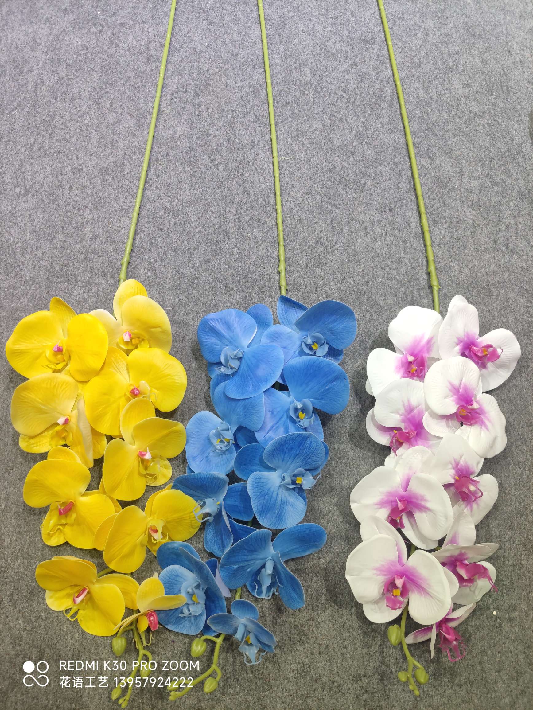 3D Printing Phalaenopsis Simulation Flower Home Decoration Wedding Hall Decoration Fake Flower People Fake Flower Silk Flower Wholesale Application Scenario