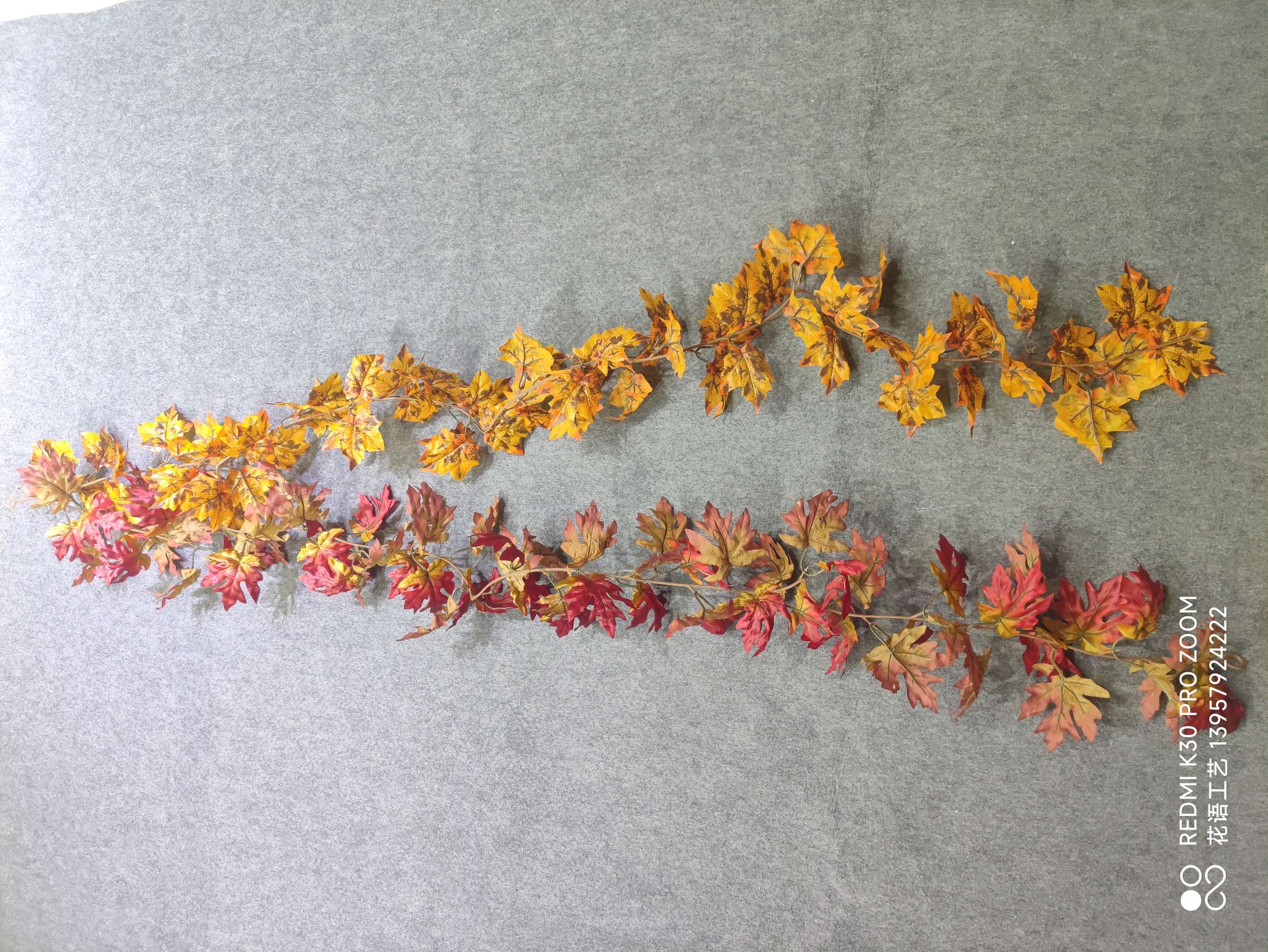Artificial Maple Leaf Artificial Fall Color Small Bundle Halloween Thanksgiving Decoration Autumn Artificial Plant Cloth Leaves Fake Flowers