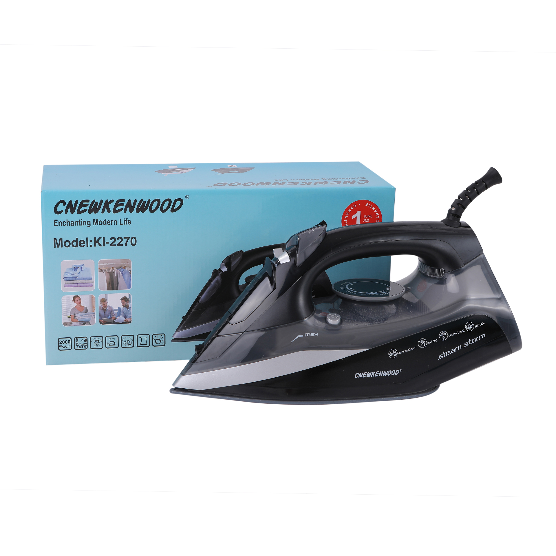 minMAX cross-border exclusive household electric iron 2270 Euro standard handheld electric iron in stock Item Picture