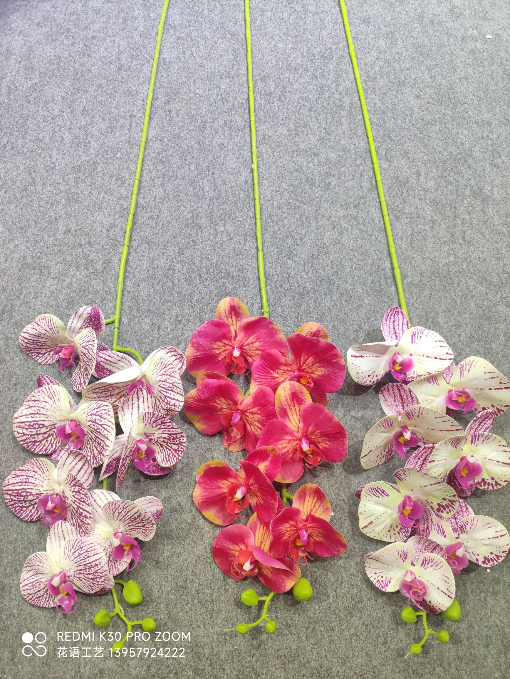 3D Printing Phalaenopsis Simulation Flower Home Decoration Wedding Hall Decoration Fake Flower People Fake Flower Silk Flower Wholesale undefined