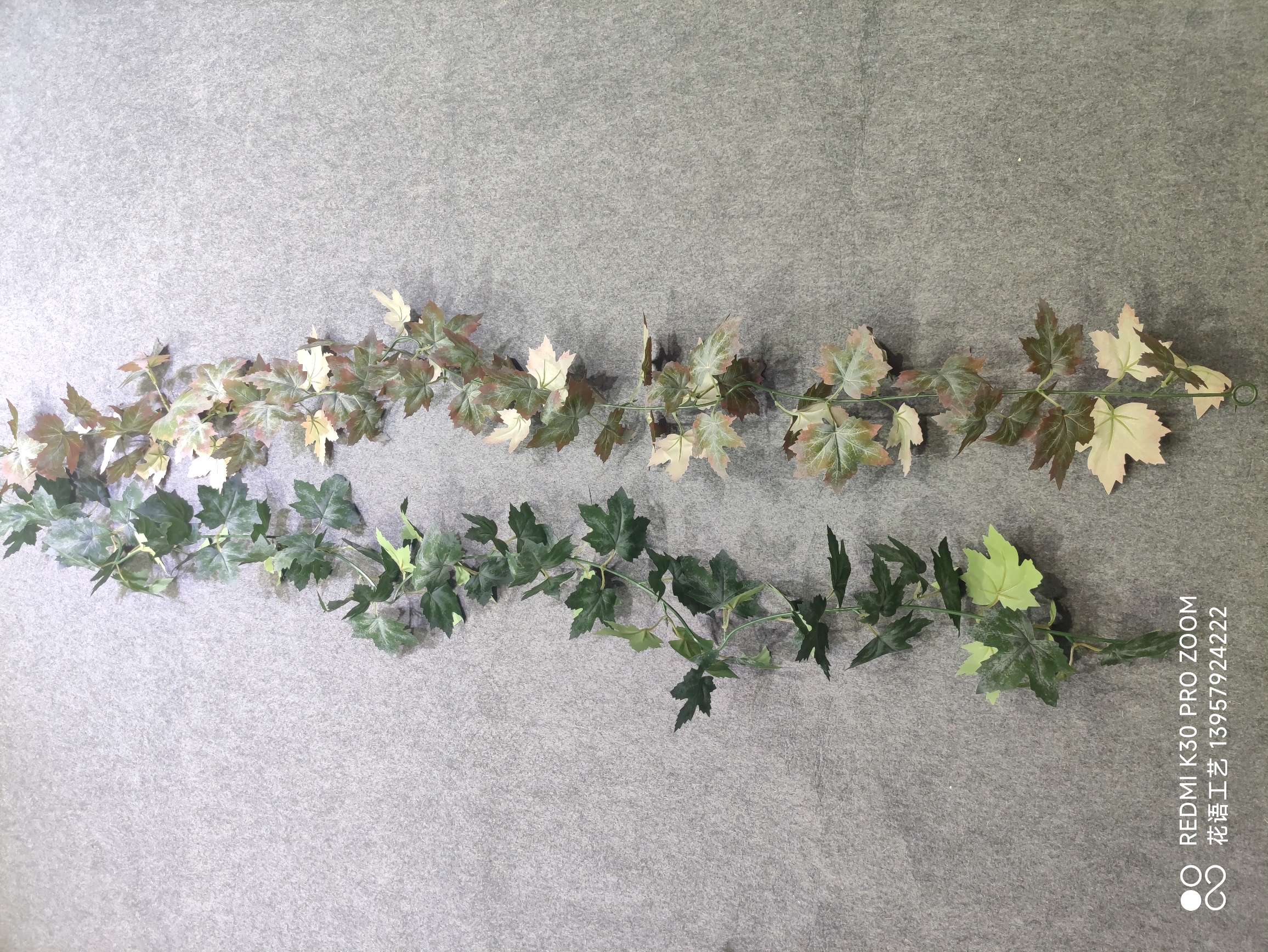 Artificial Maple Leaf Artificial Fall Color Small Bundle Halloween Thanksgiving Decoration Autumn Artificial Plant Cloth Leaves Fake Flowers details Picture