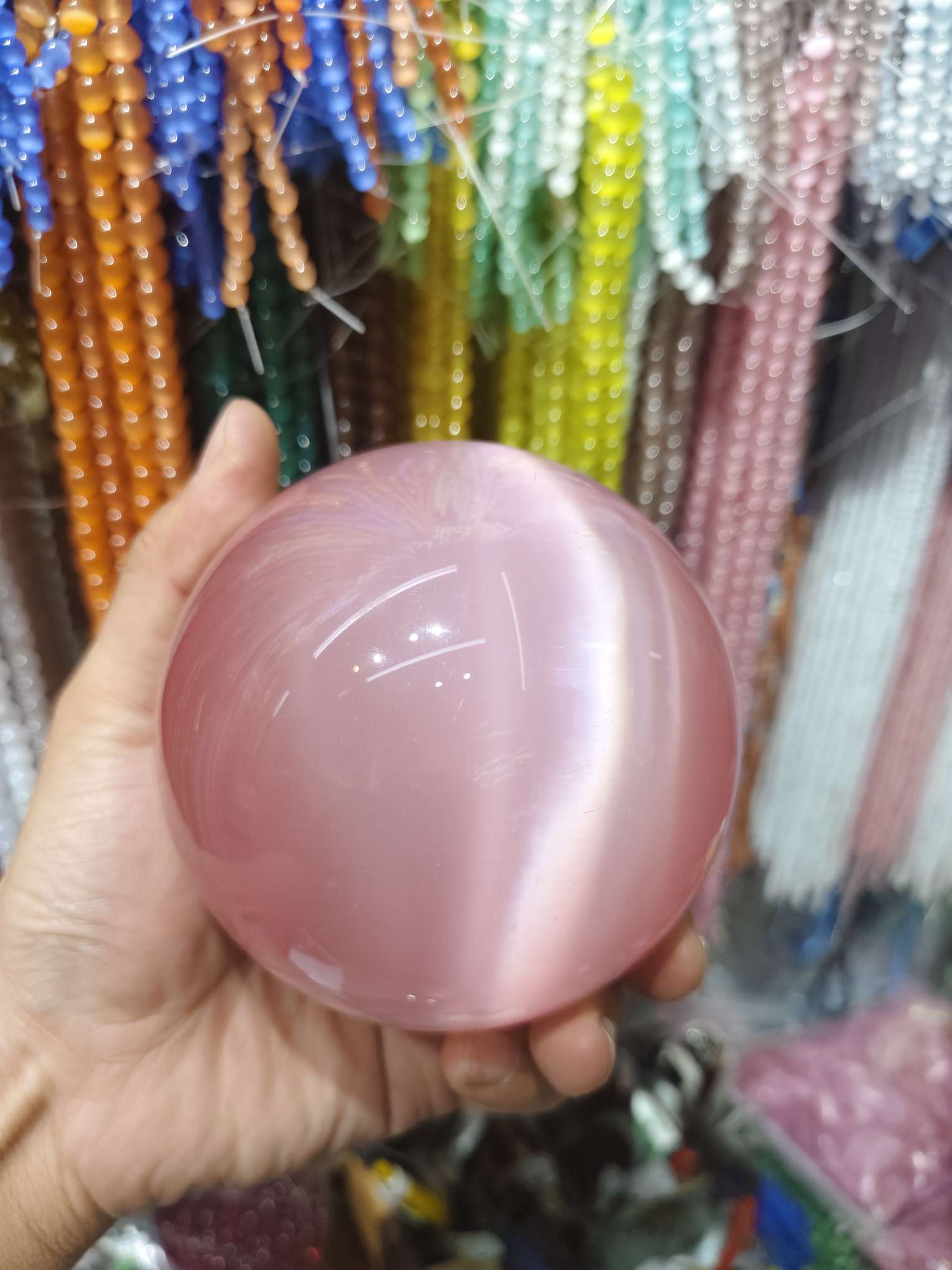 华鑫猫眼石 厂家直销质量保证120MM猫眼球100/90/80/70/60/50/40/30/20