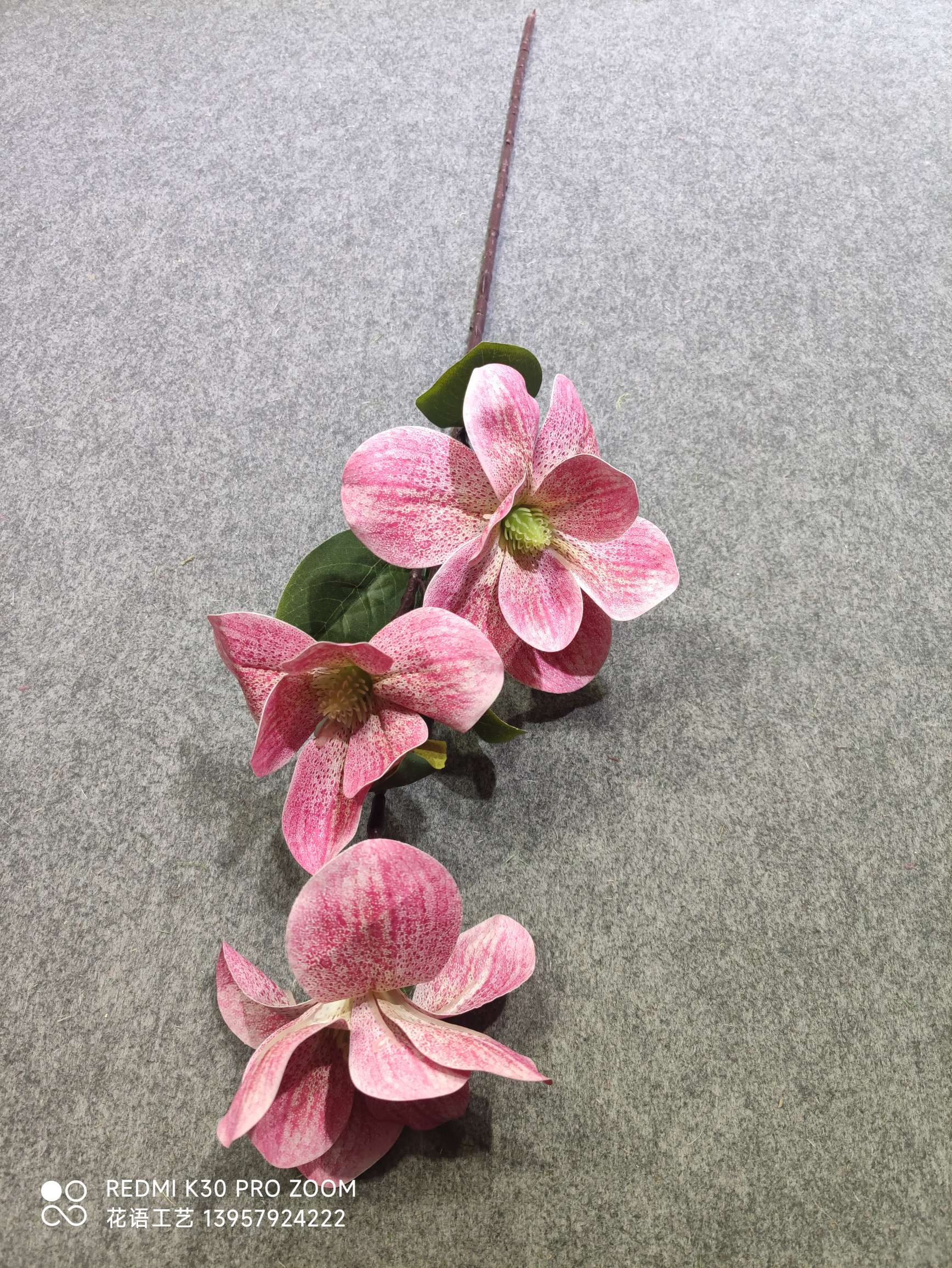 Wedding Flower Arrangement Multicolor Twig Phalaenopsis Cloth Phalaenopsis Simulation Flower Decoration Wedding Arrangement Flower Silk Flower Material undefined