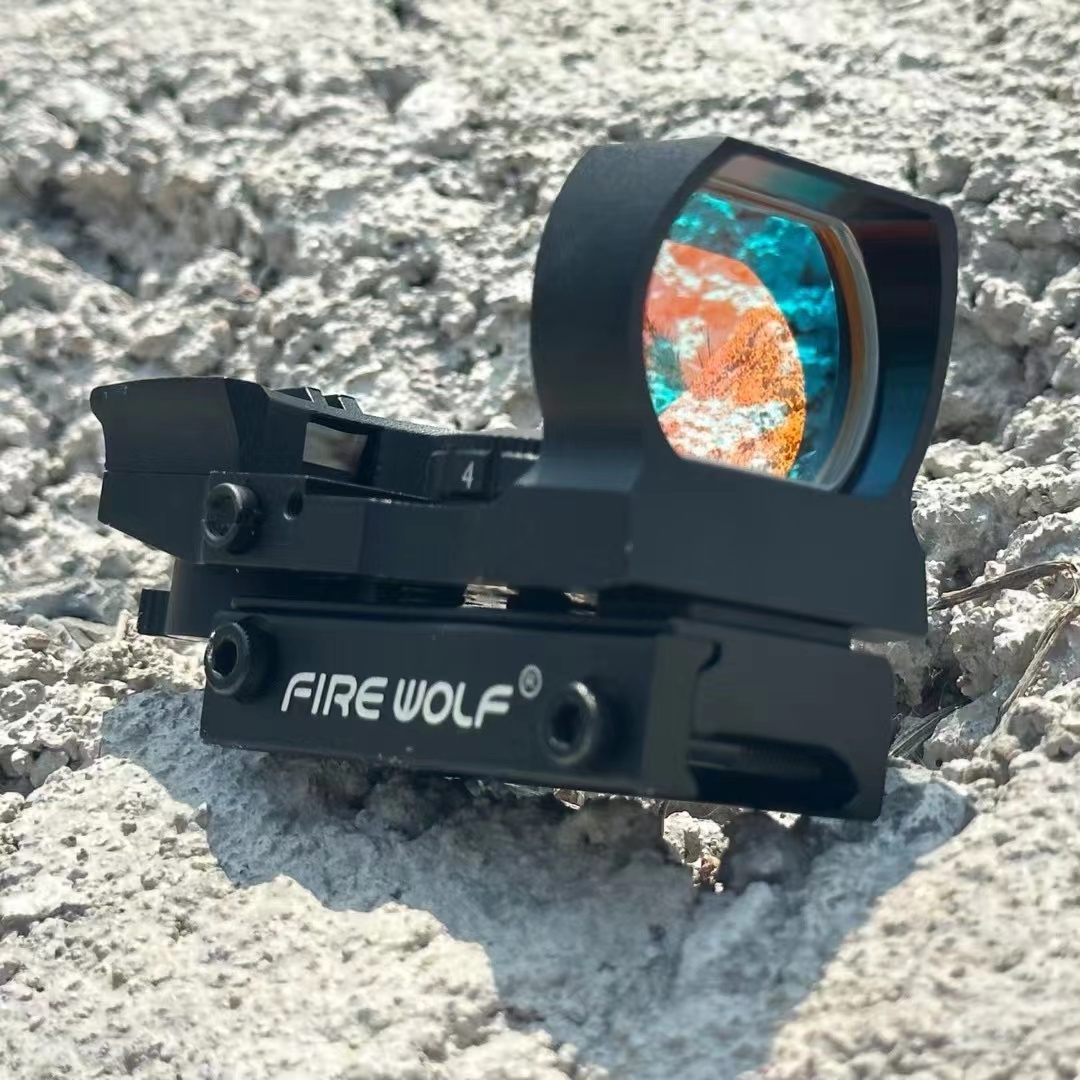 3301122 火狼新款F409四变点PUS-2 大视野 高品质瞄准镜全息十字可调红点详情8