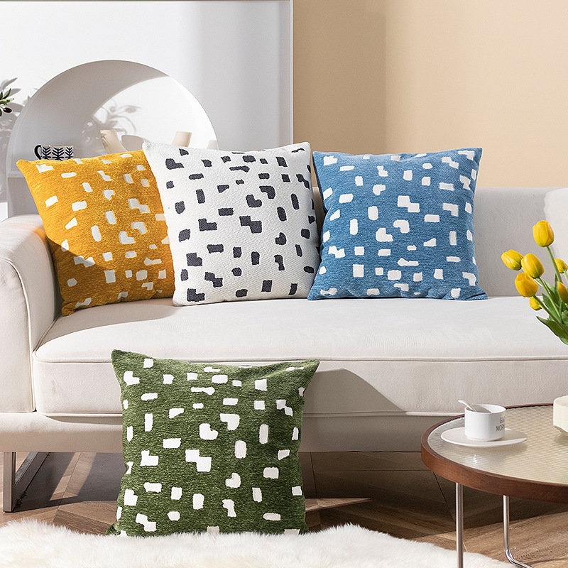 MY Stone Valley series offers a variety of colors to choose from, including Chenille woven pillowcases, cushions, sofa cushions, and a light luxury style lumbar support for wholesale Application Scenario