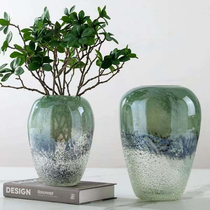 家居室内水培花瓶插花花器装饰品摆件琉璃艺术花瓶详情1
