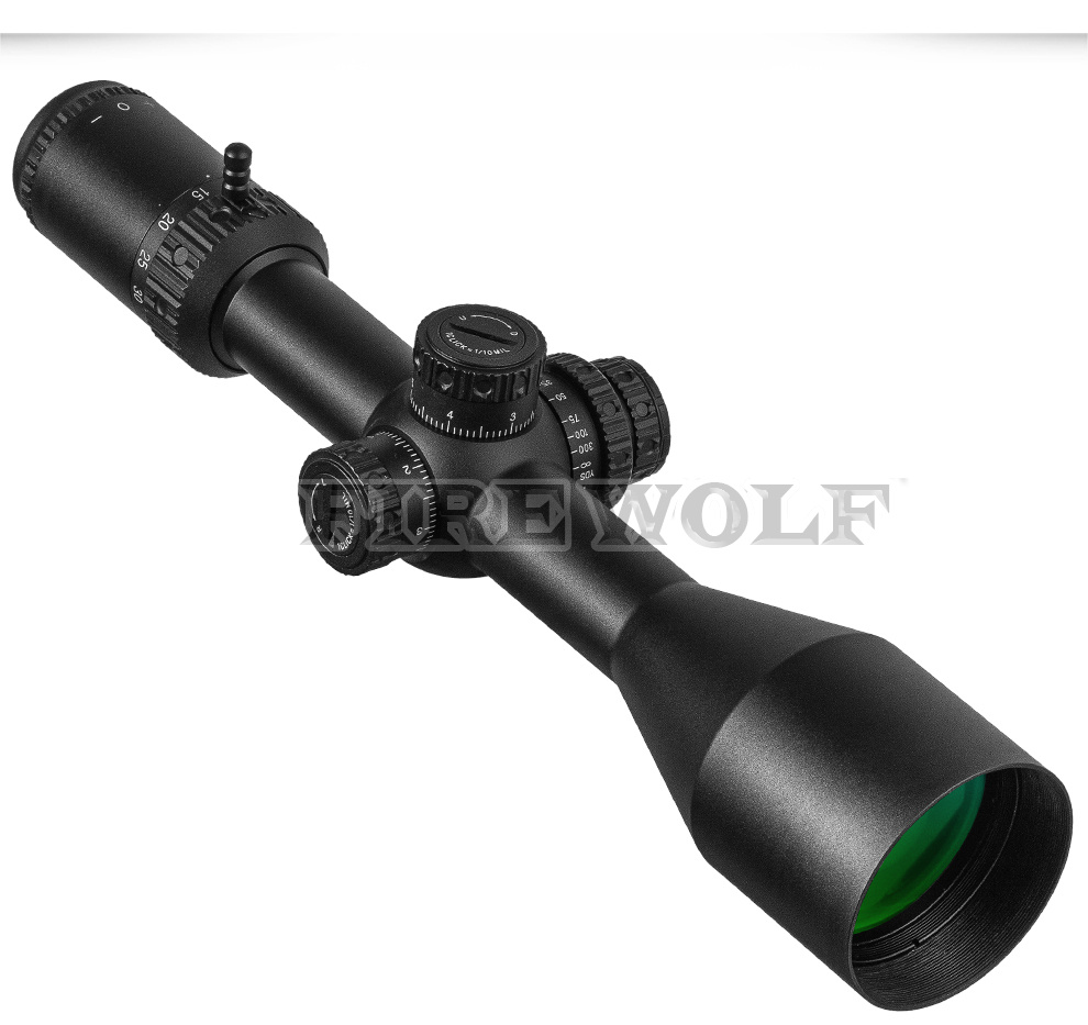 FIREWOLF5-30X56FFP mira frontal SFIR gran angular de pared fina con cerradura red green cross mirror mira details Picture