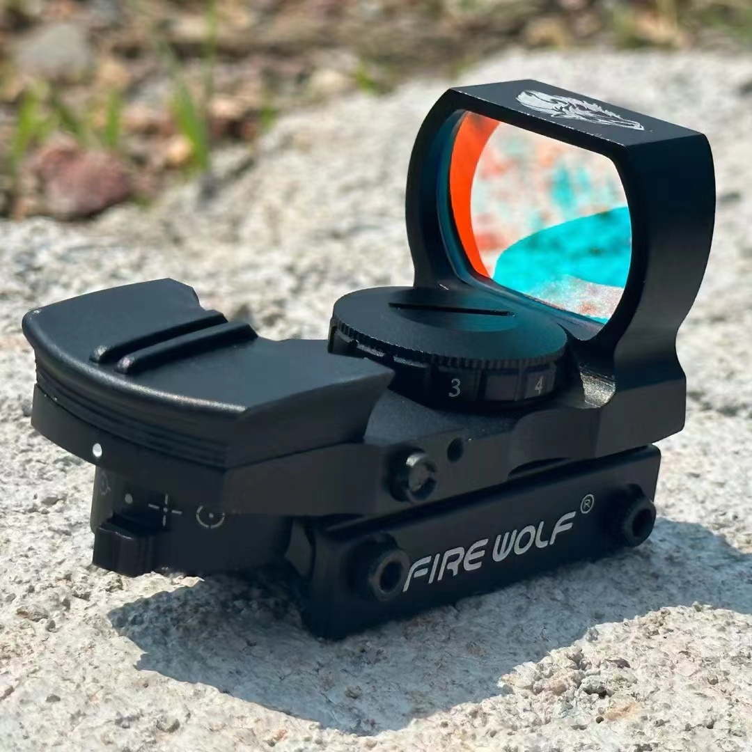 3301122 火狼新款F409四变点PUS-2 大视野 高品质瞄准镜全息十字可调红点详情2