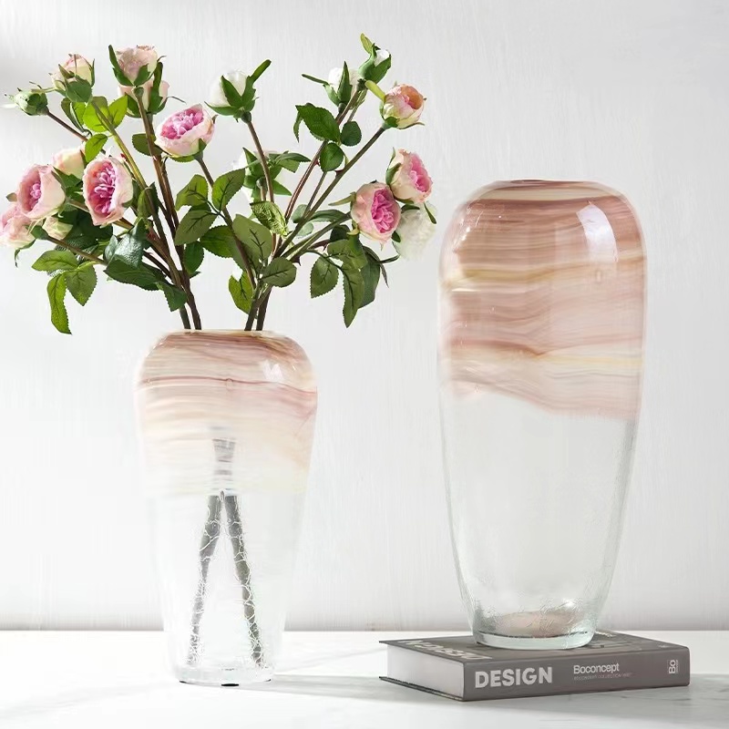 高级感简约油彩花瓶家居室内水培花瓶插花花器装饰品摆件详情1