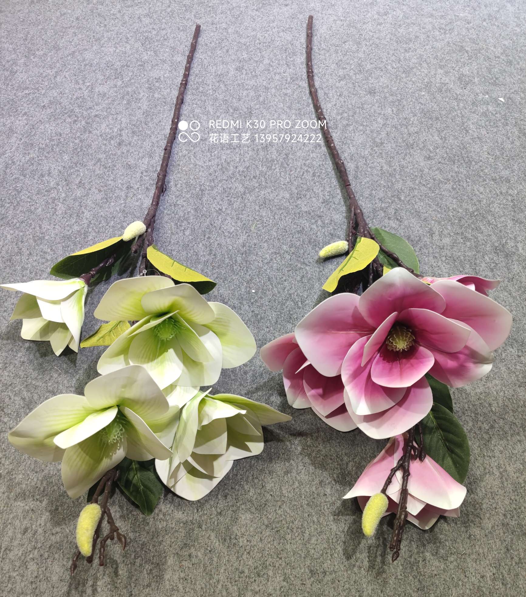 Wedding Flower Arrangement Multicolor Twig Phalaenopsis Cloth Phalaenopsis Simulation Flower Decoration Wedding Arrangement Flower Silk Flower Material undefined