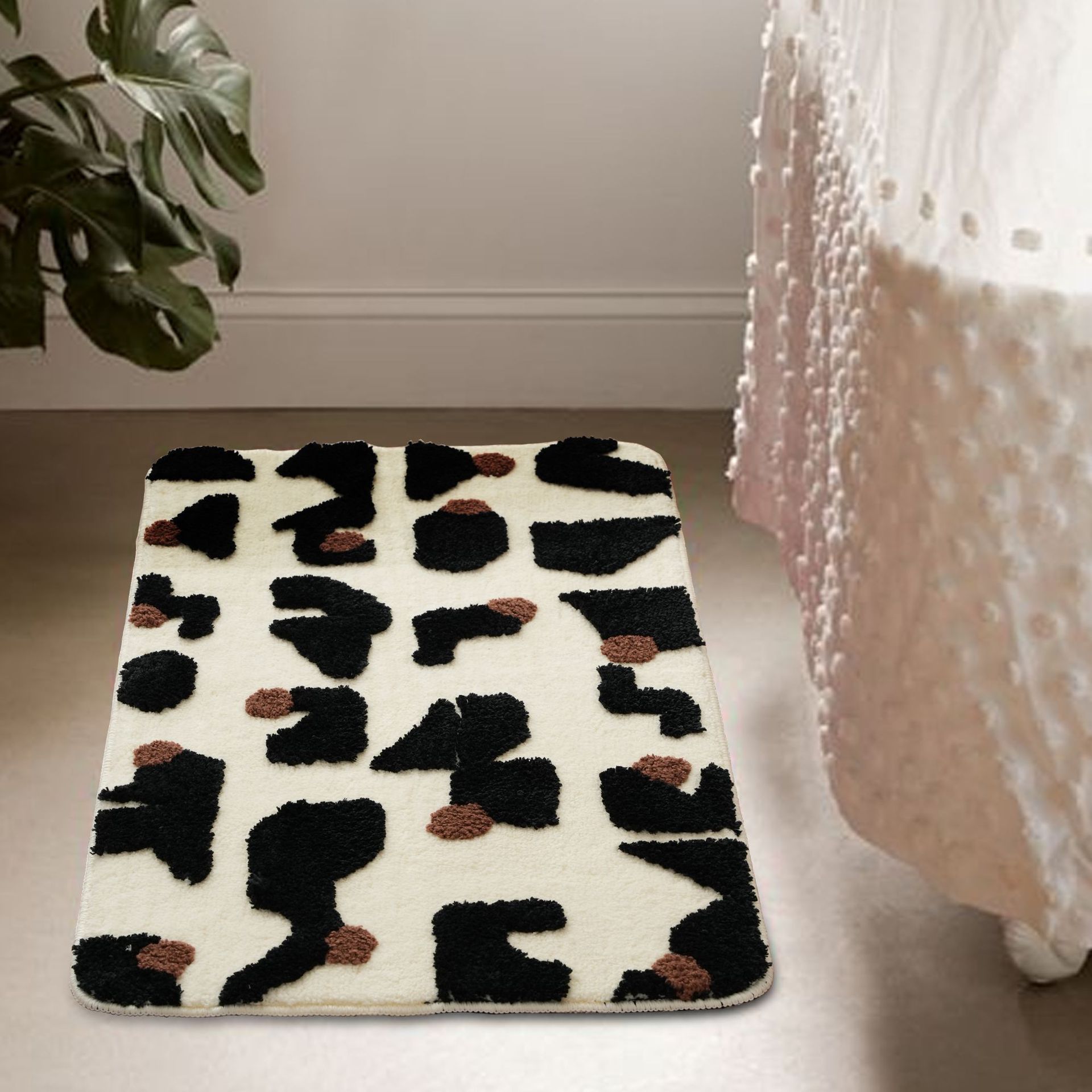 Pilates series anti-slip floor MATS, high and low plush super-fine fiber floor MATS, entrance door foyer floor MATS, bathroom absorbent floor MATS Specification image