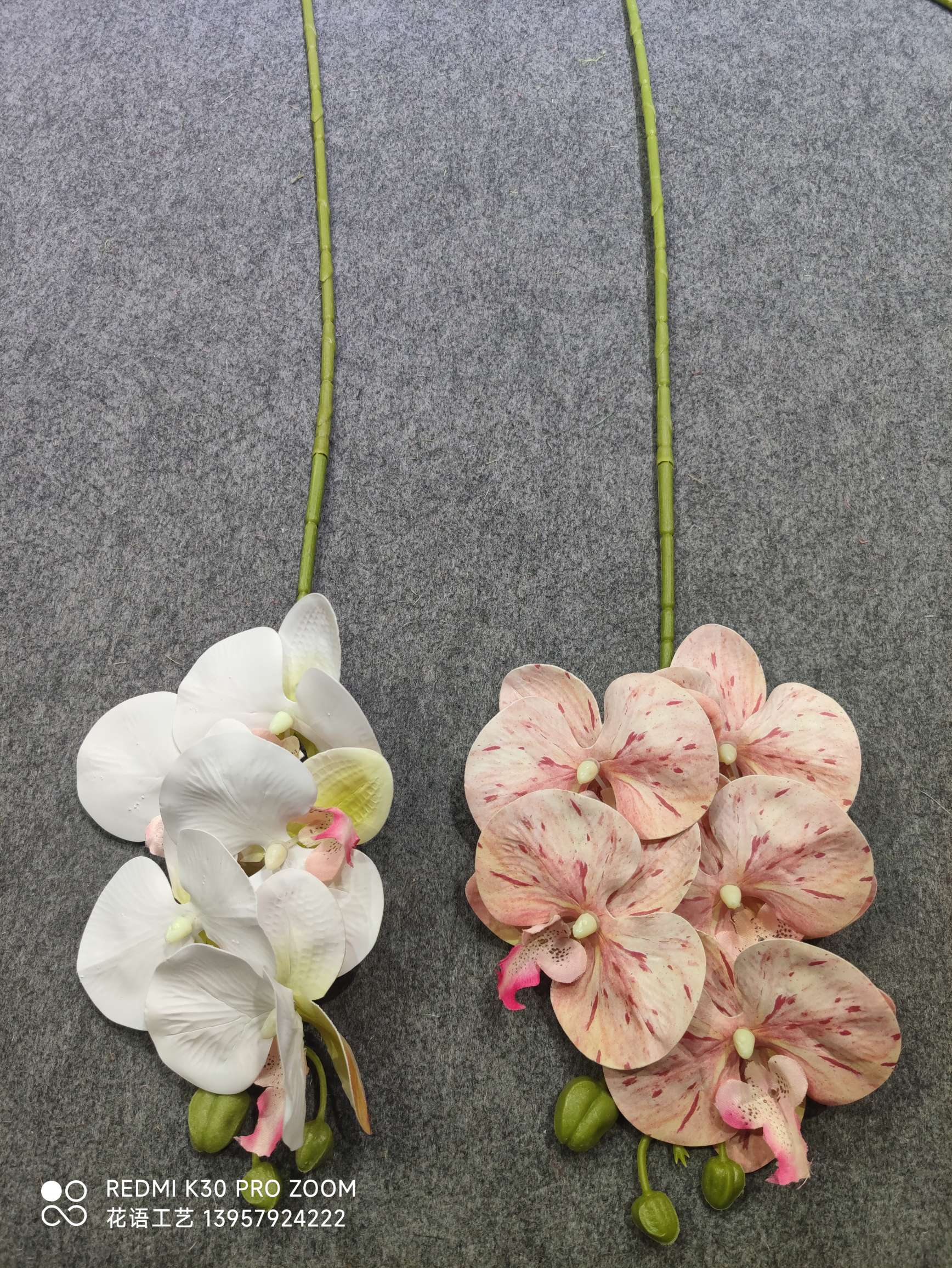 3D Printing Phalaenopsis Simulation Flower Home Decoration Wedding Hall Decoration Fake Flower People Fake Flower Silk Flower Wholesale