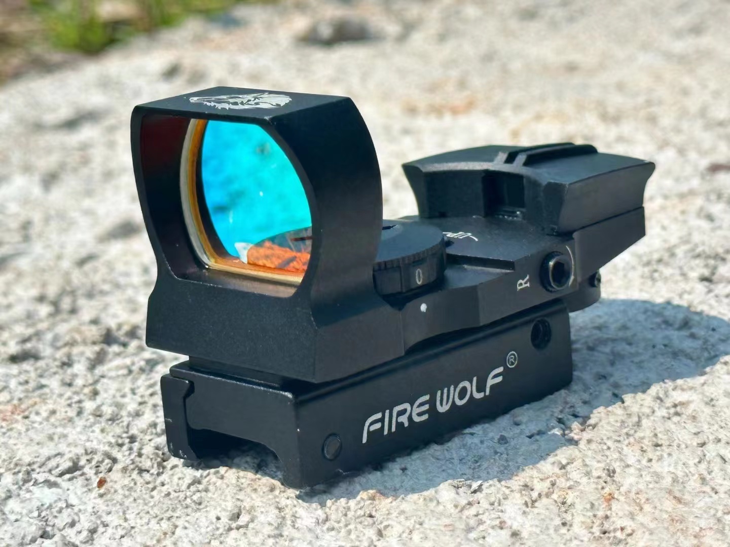 红点快拆/t2/激光白底实物图