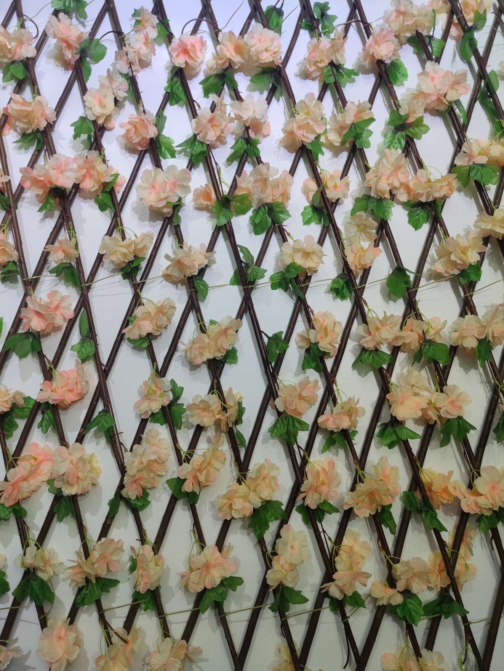 Simulation Fence Leaf Wood Fence Garden Wall Fence Guardrail Decorative Fence Retractable Fence Amazon Lawn undefined