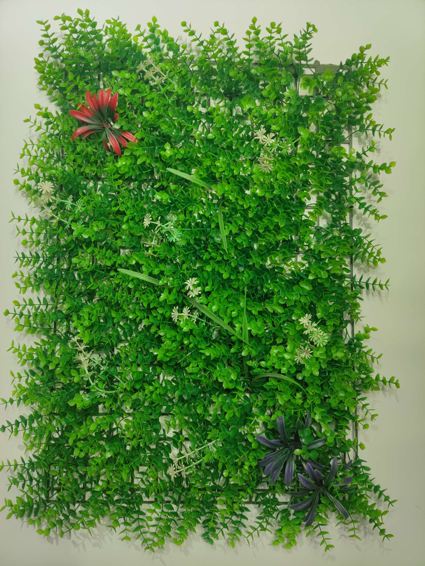 Simulated Plant Wall Outdoor Shop Recruit Sun Protection Artificial Plastic Fake Lawn Green Wall Simulated Plant Flower Wall undefined