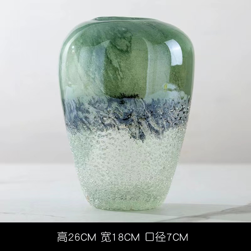 家居室内水培花瓶插花花器装饰品摆件琉璃艺术花瓶产品图