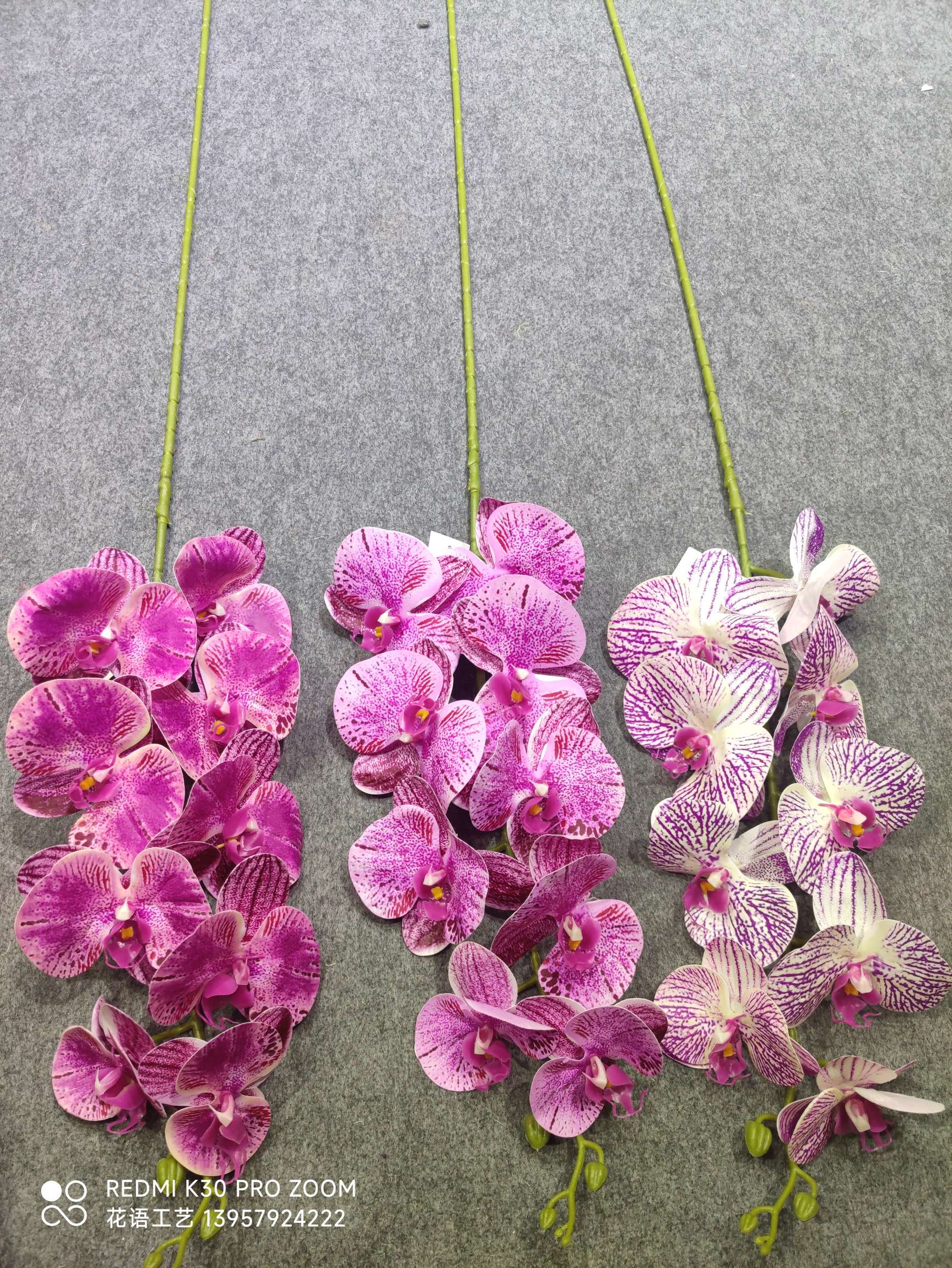 3D Printing Phalaenopsis Simulation Flower Home Decoration Wedding Hall Decoration Fake Flower People Fake Flower Silk Flower Wholesale undefined