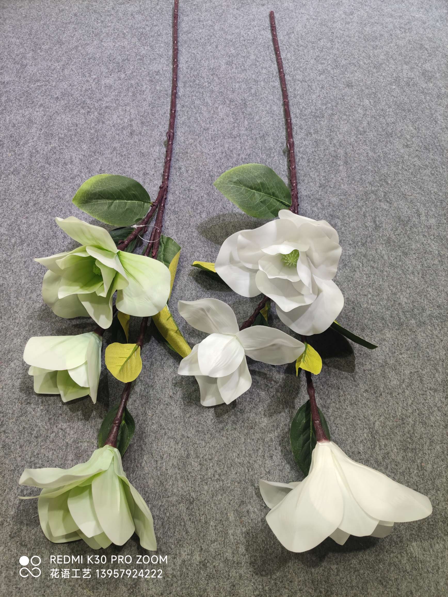 Wedding Flower Arrangement Multicolor Twig Phalaenopsis Cloth Phalaenopsis Simulation Flower Decoration Wedding Arrangement Flower Silk Flower Material undefined